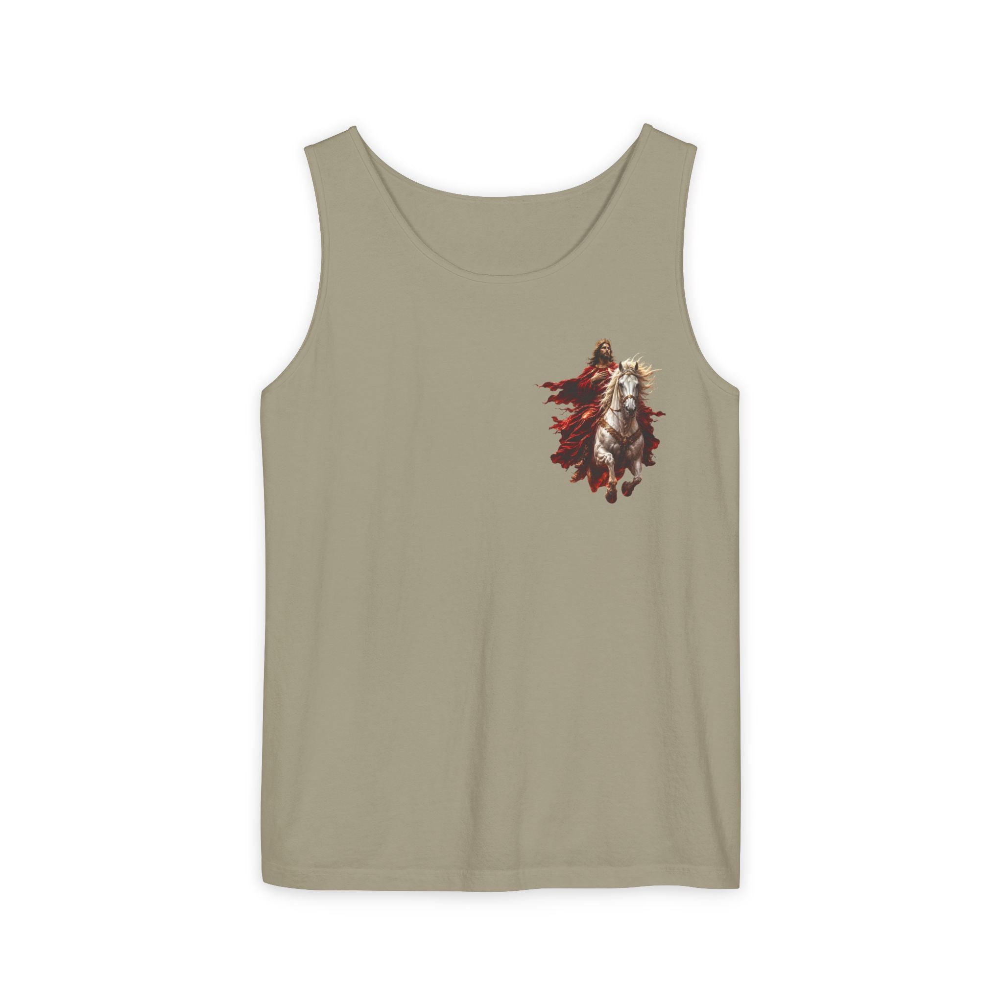 Jesus Second Coming Tank Top | Jesus on White Horse Christian Tank | Inspirational Faith Apparel