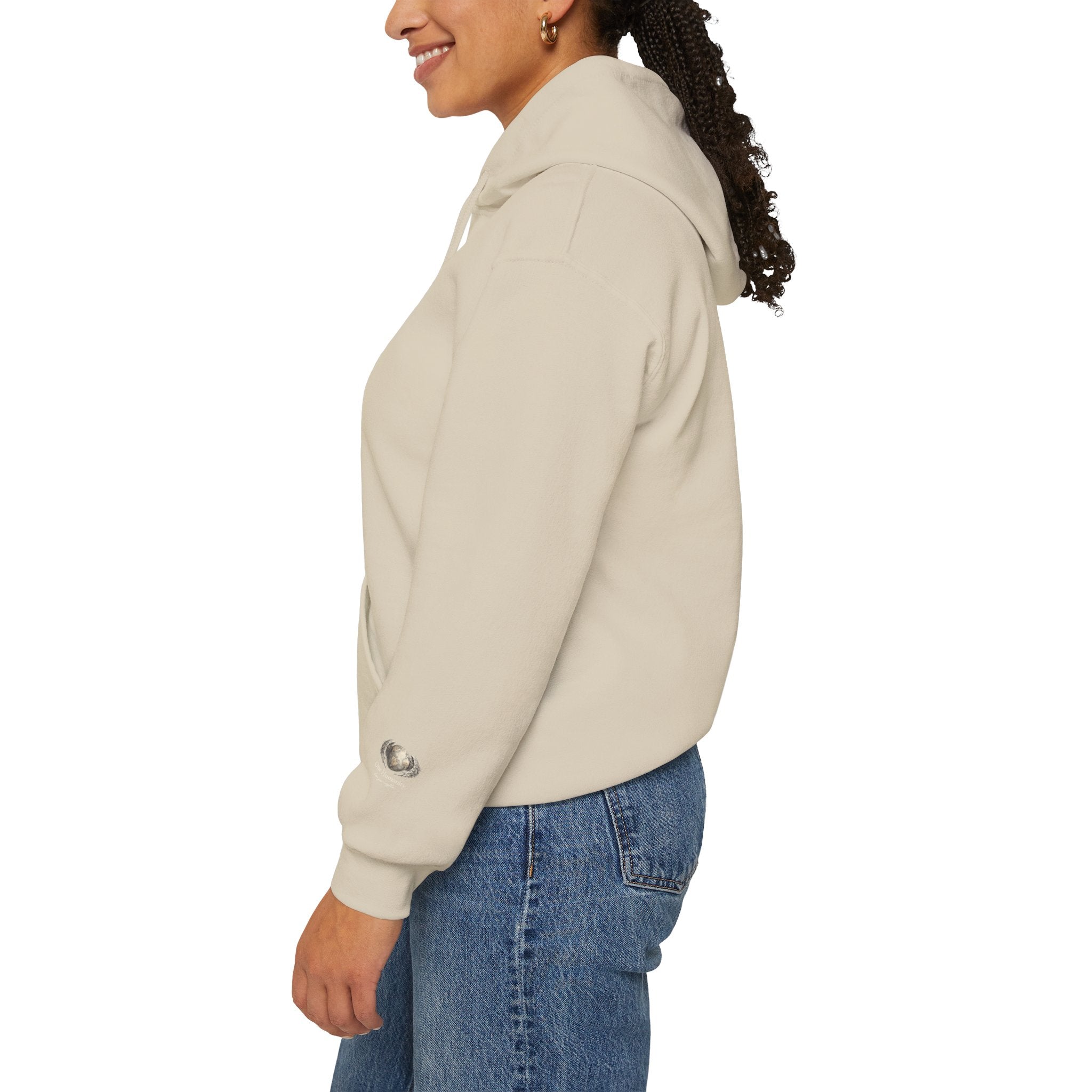 “Love People Anyway” Hoodie – Inspirational Script Graphic Sweatshirt | Compassion Message Pullover