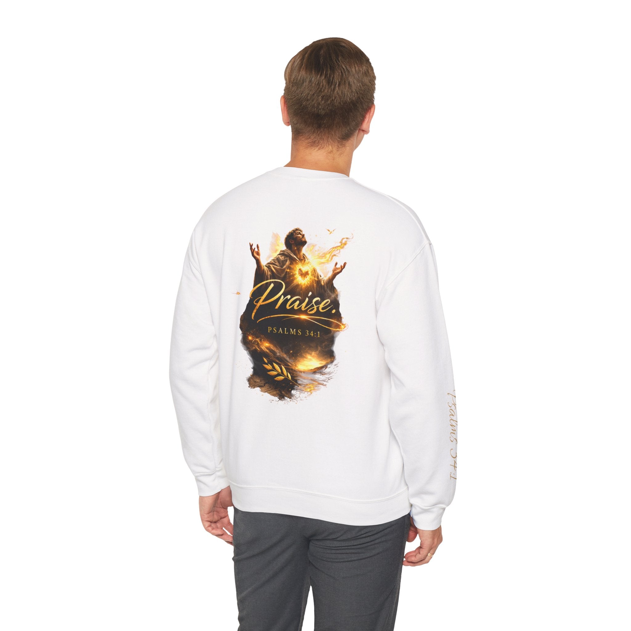 Praise Psalm 150 Sweatshirt | Christian Faith Crewneck Pullover | Inspirational Worship Apparel