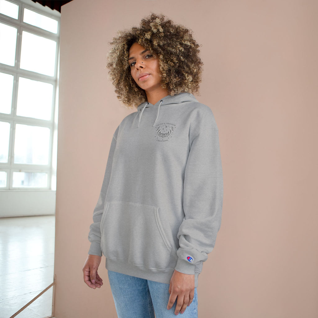 Abraham – Champion Hoodie | “I Trusted the Promise” Vintage Graphic – Five-Star Faith Series