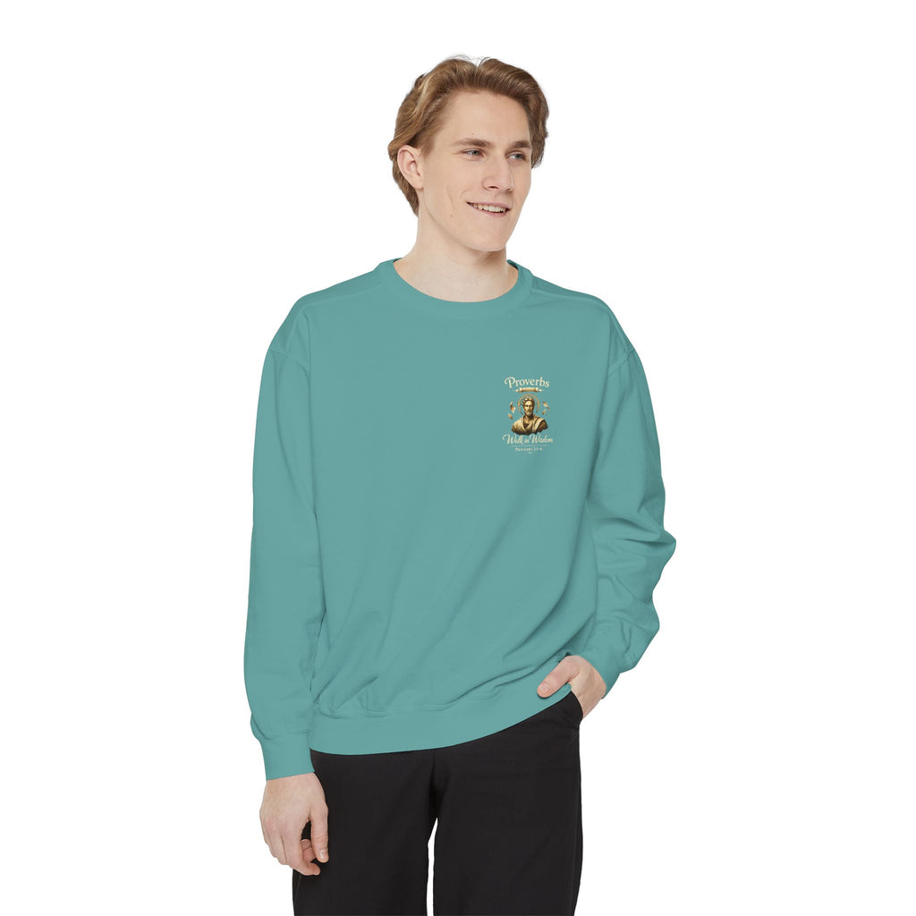 Proverbs Scripture Sweatshirt | Biblical Quote Christian Pullover | Inspirational Faith Crewneck