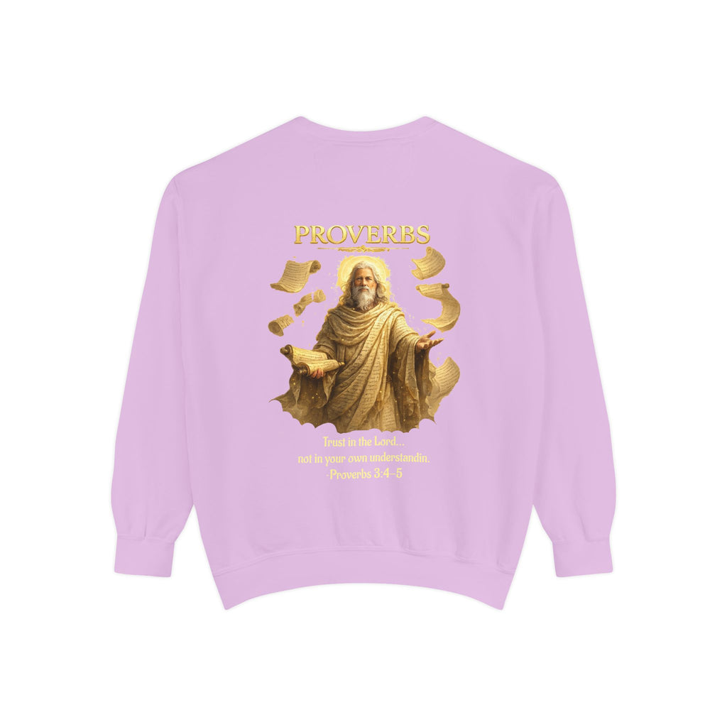 Proverbs Scripture Sweatshirt | Biblical Quote Christian Pullover | Inspirational Faith Crewneck
