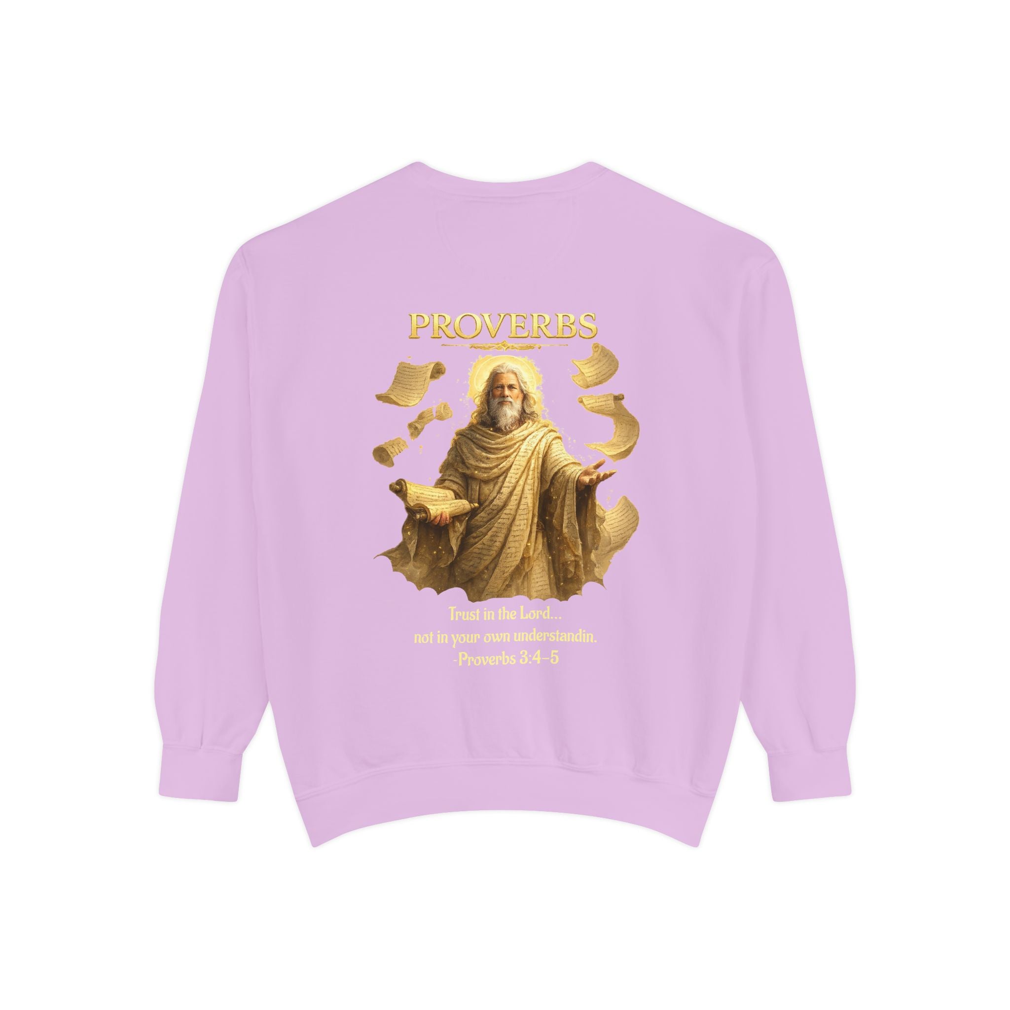 Proverbs Scripture Sweatshirt | Biblical Quote Christian Pullover | Inspirational Faith Crewneck