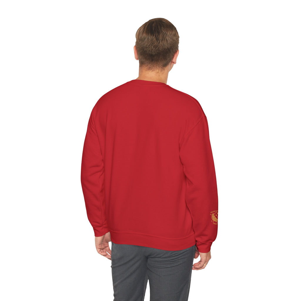 Noah – Crewneck Sweatshirt | “Ark Cruise Liner” Vintage Illustration – Five-Star Faith Series