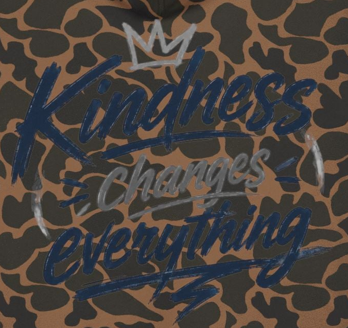 Kindness Changes Everything Hoodie – Heart Hands Graphic Inspirational Pullover