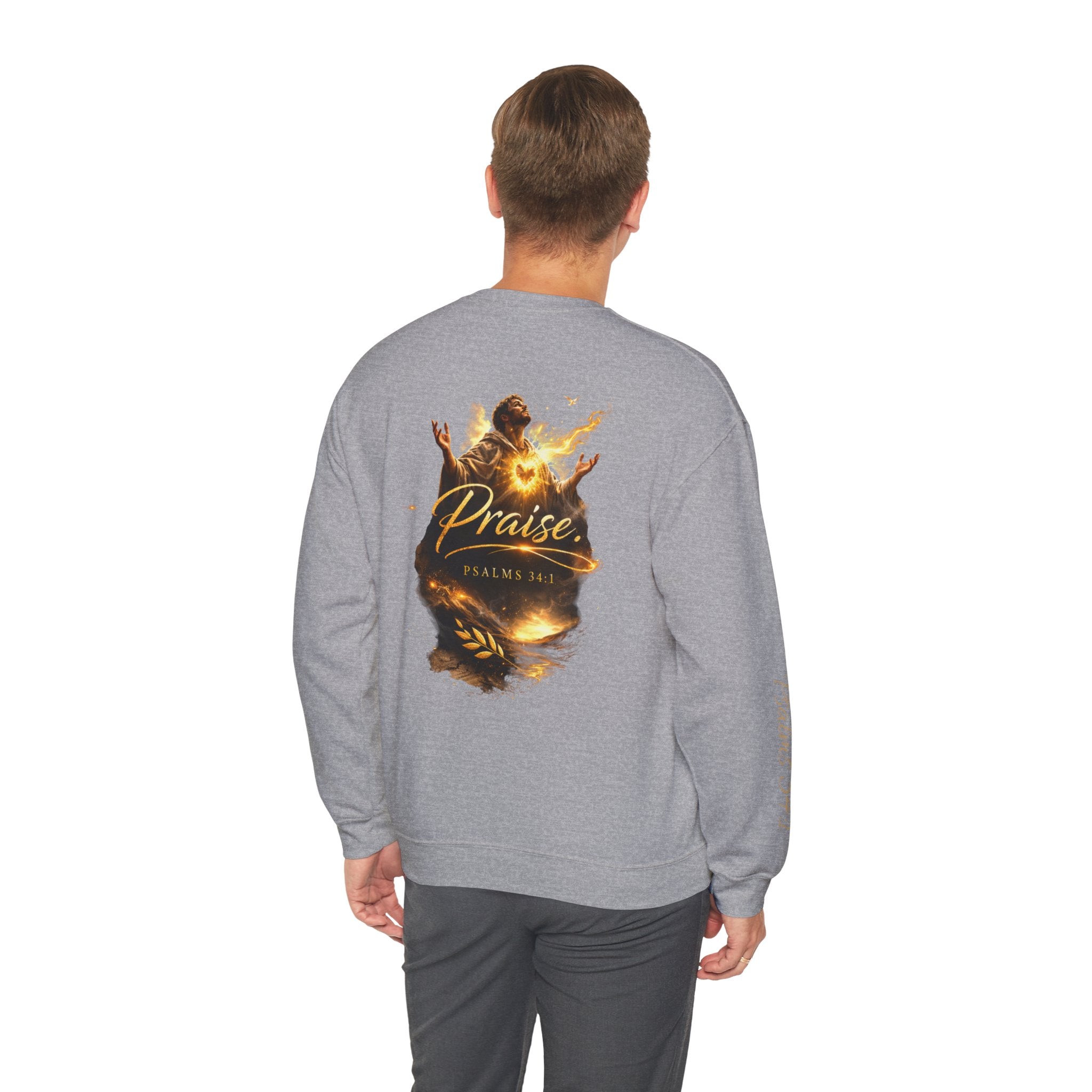 Praise Psalm 150 Sweatshirt | Christian Faith Crewneck Pullover | Inspirational Worship Apparel