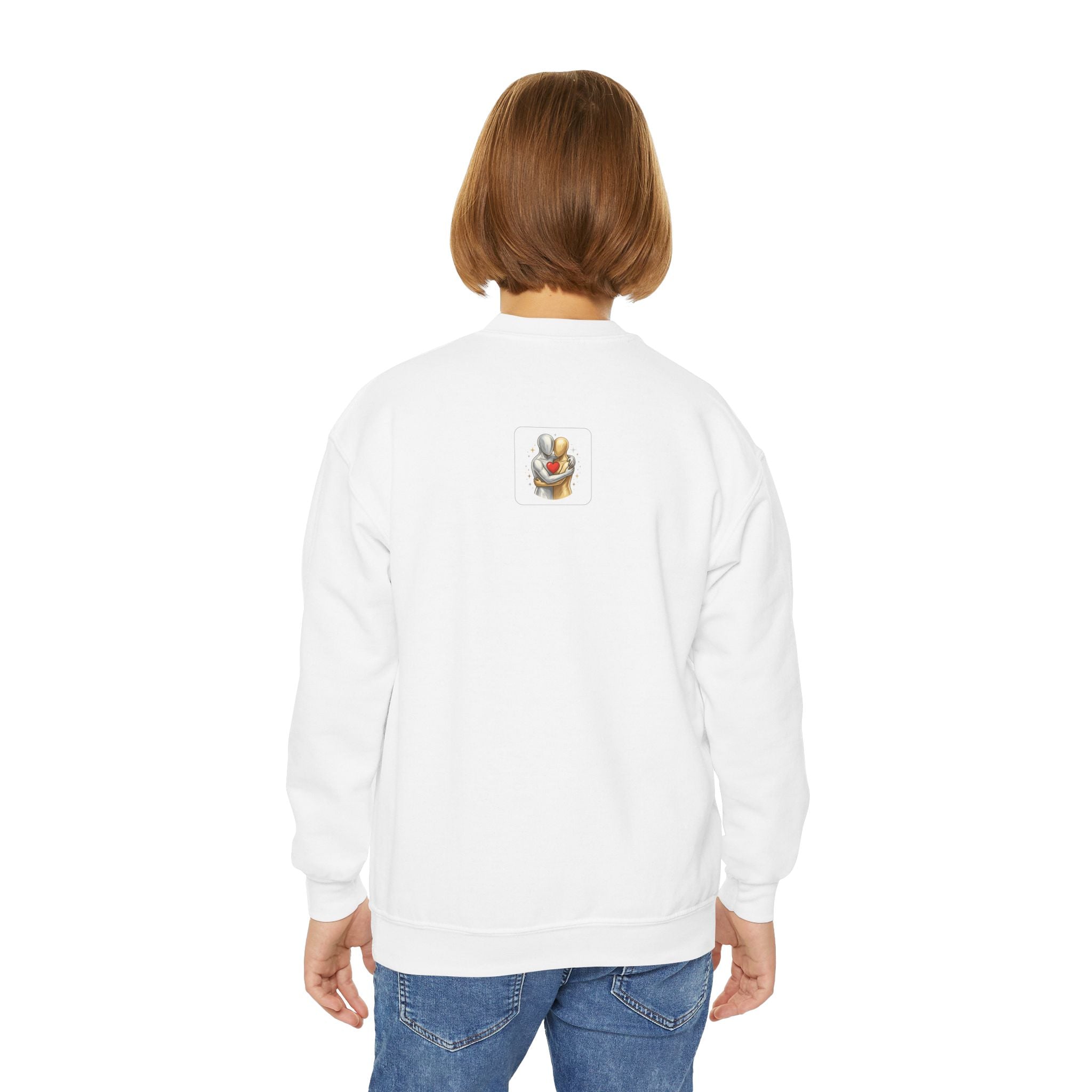 Kindness Changes Everything Youth Crewneck Sweatshirt – Inspirational Kids Pullove