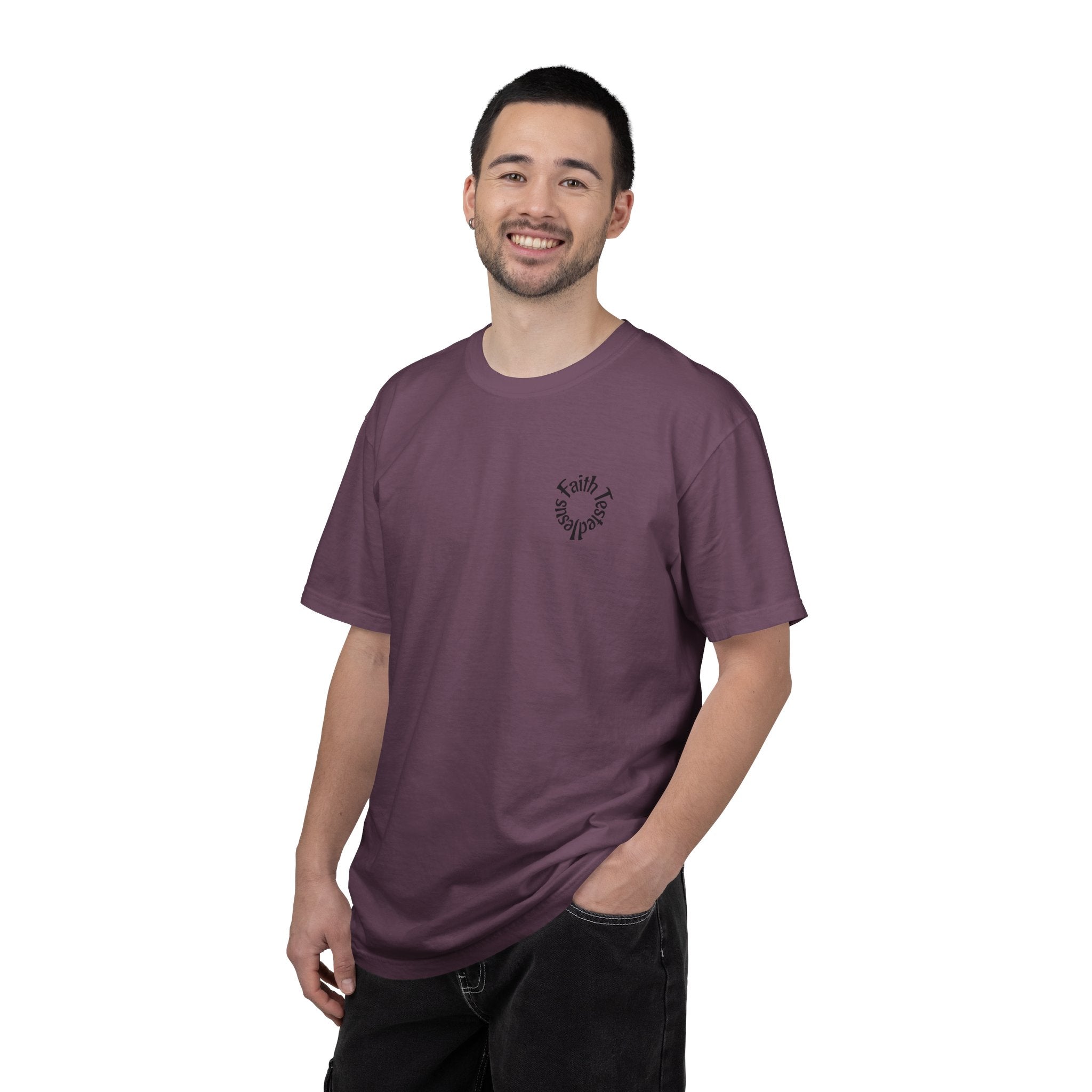 Jesus Loves You Personalized Faith T-Shirt — Custom Back Christian Graphic Tee