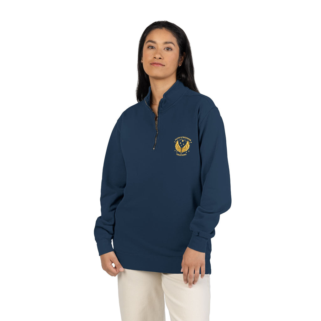 Noah – Quarter-Zip Sweatshirt | “No Room Service — Lots of Rain” Review – Five-Star Faith Series