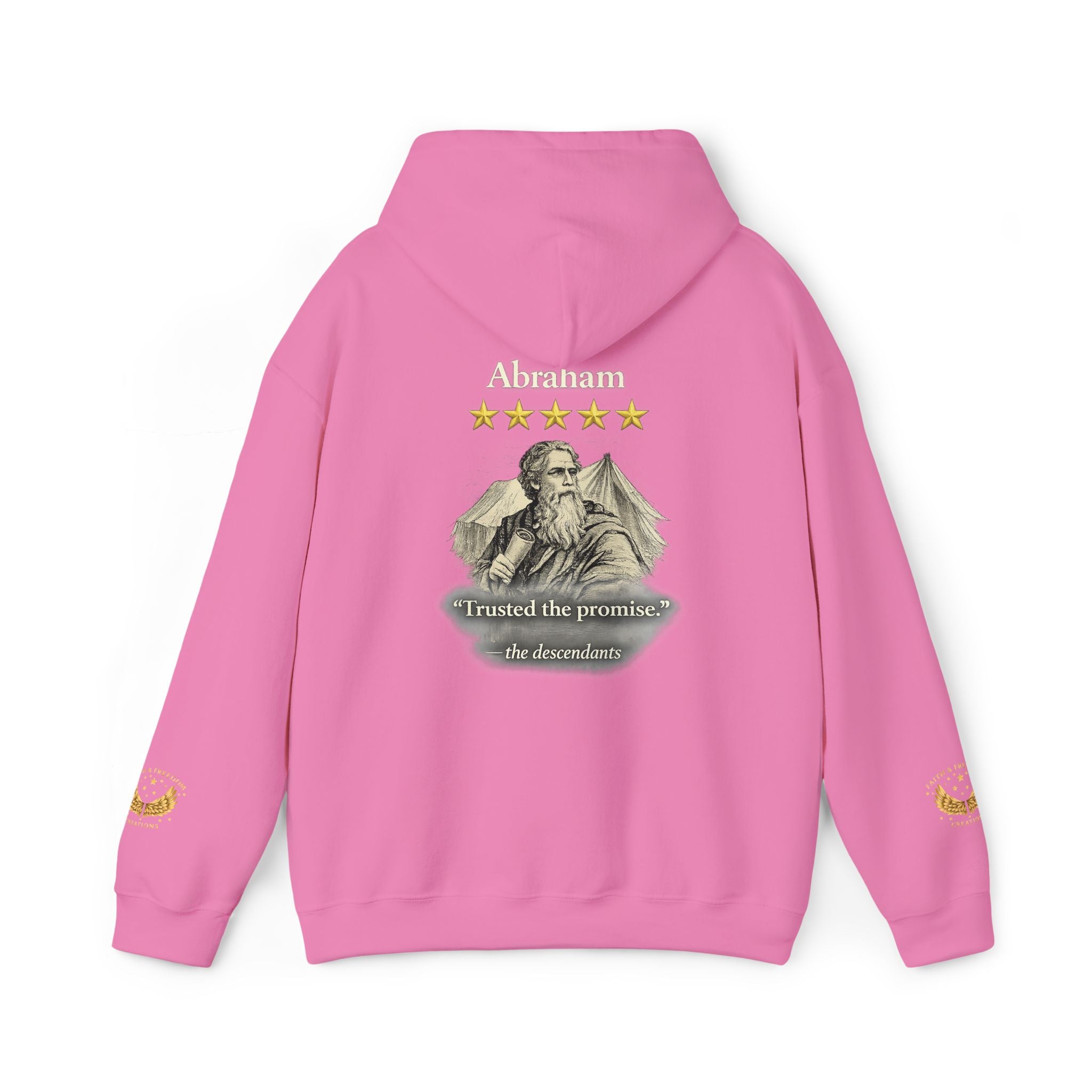 Abraham – Patriarch Hoodie | “I Trusted the Promise” Graphic – Five-Star Faith Series