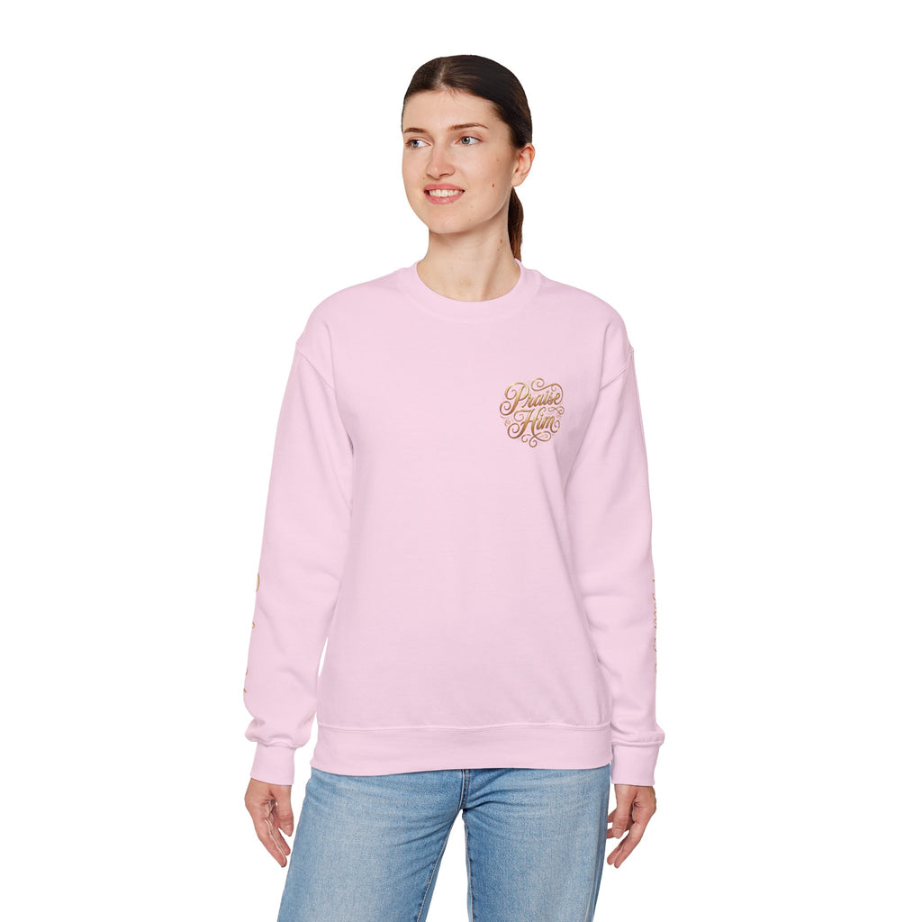 Praise Psalm 150 Sweatshirt | Christian Faith Crewneck Pullover | Inspirational Worship Apparel