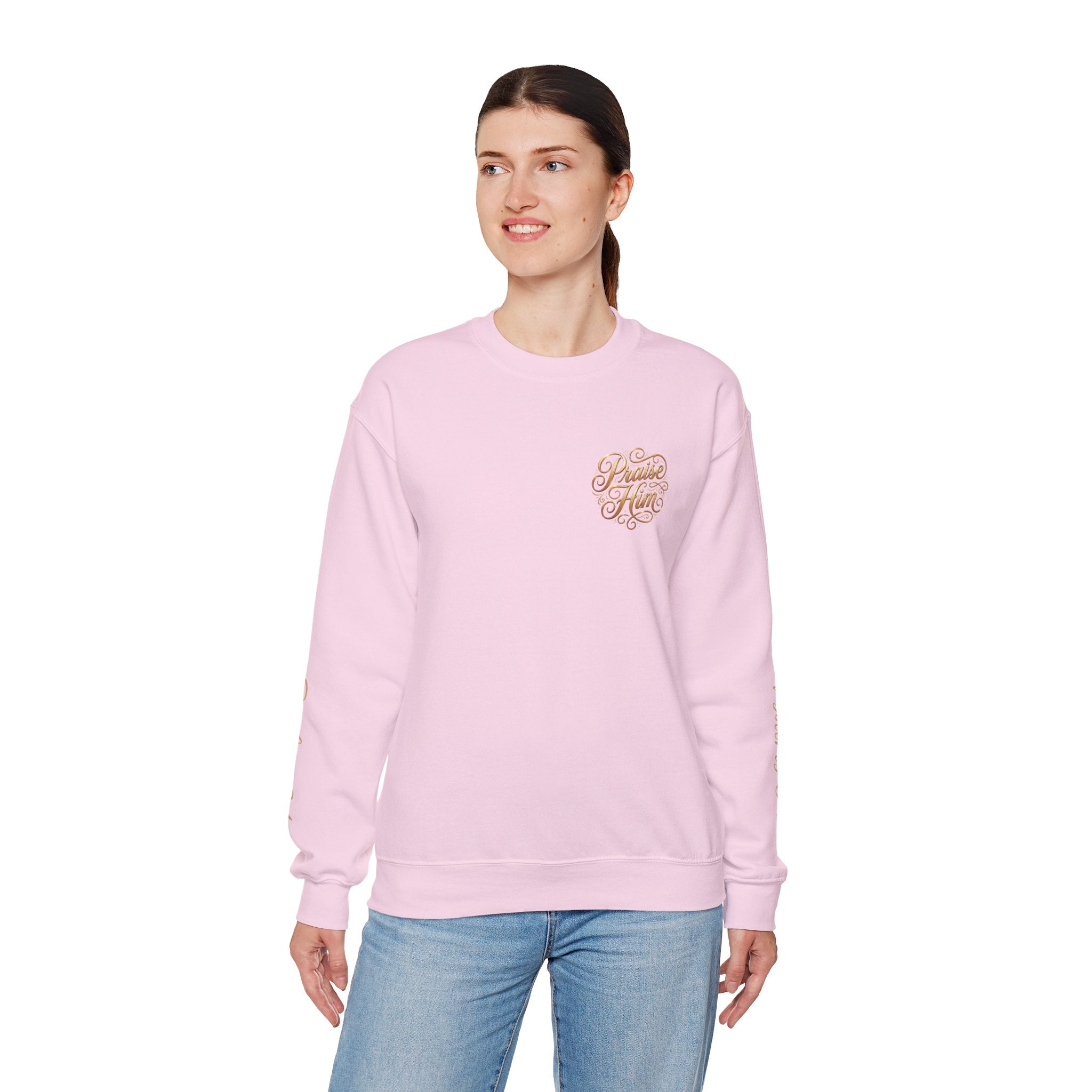 Praise Psalm 150 Sweatshirt | Christian Faith Crewneck Pullover | Inspirational Worship Apparel