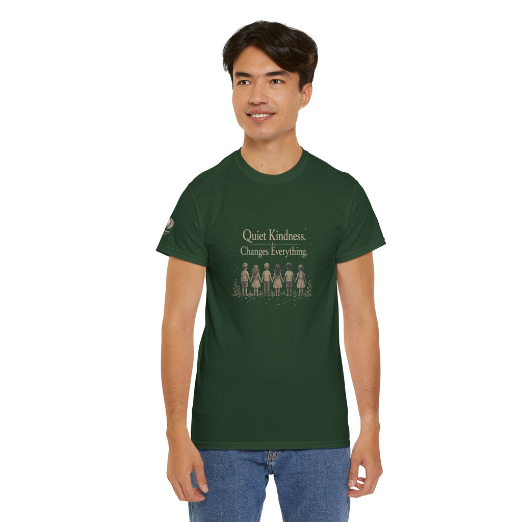 Kindness Graphic Tee – “Quiet Kindness Changes Everything” Inspirational T-Shirt