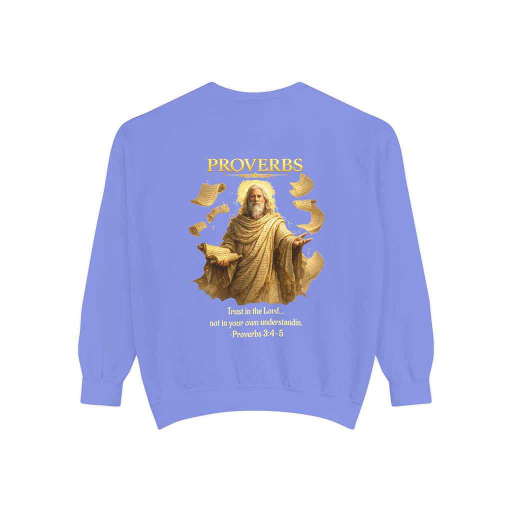 Proverbs Scripture Sweatshirt | Biblical Quote Christian Pullover | Inspirational Faith Crewneck