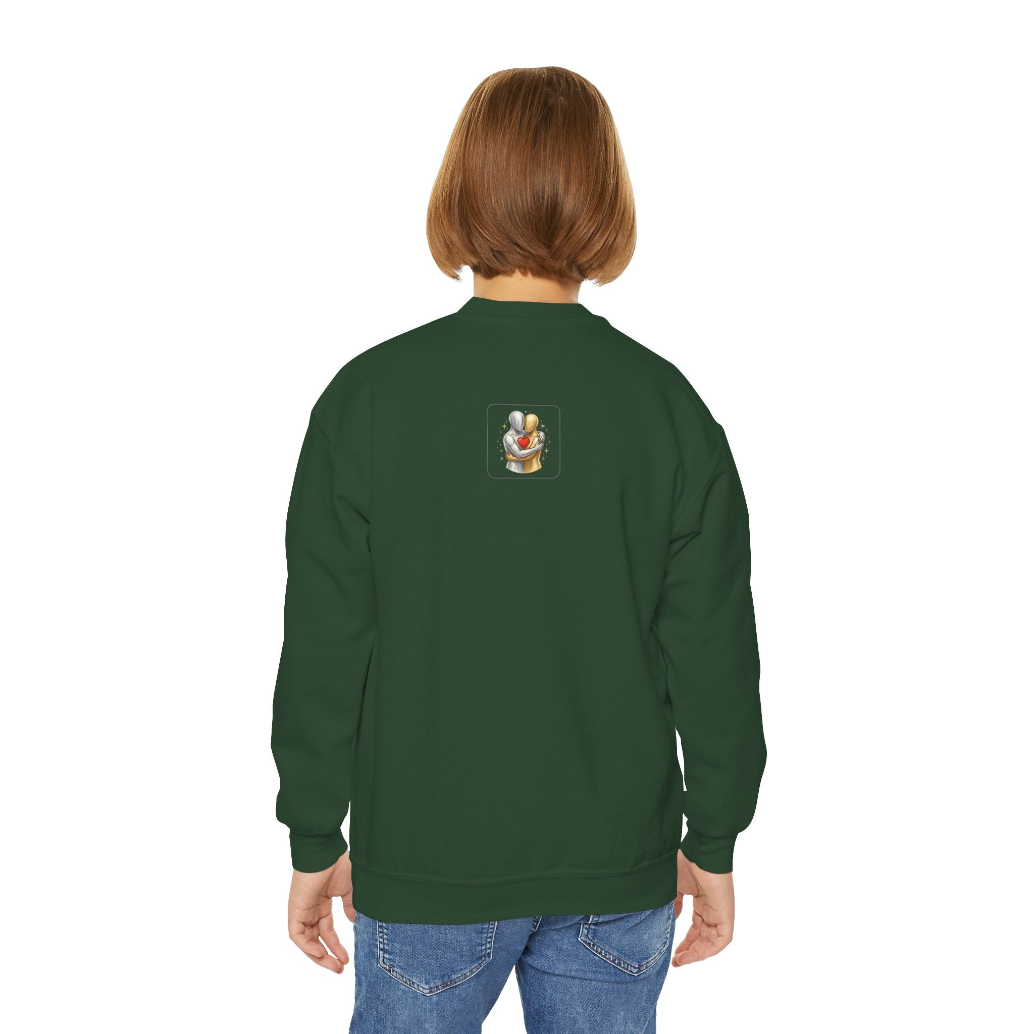 Kindness Changes Everything Youth Crewneck Sweatshirt – Inspirational Kids Pullove