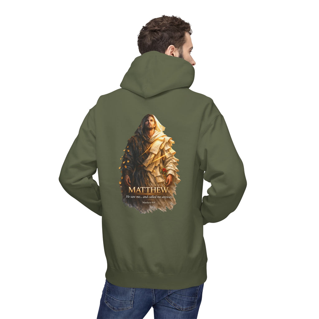 Matthew Gospel Hoodie | Inspirational Christian Faith Hoodie | Scripture Inspired Pullover