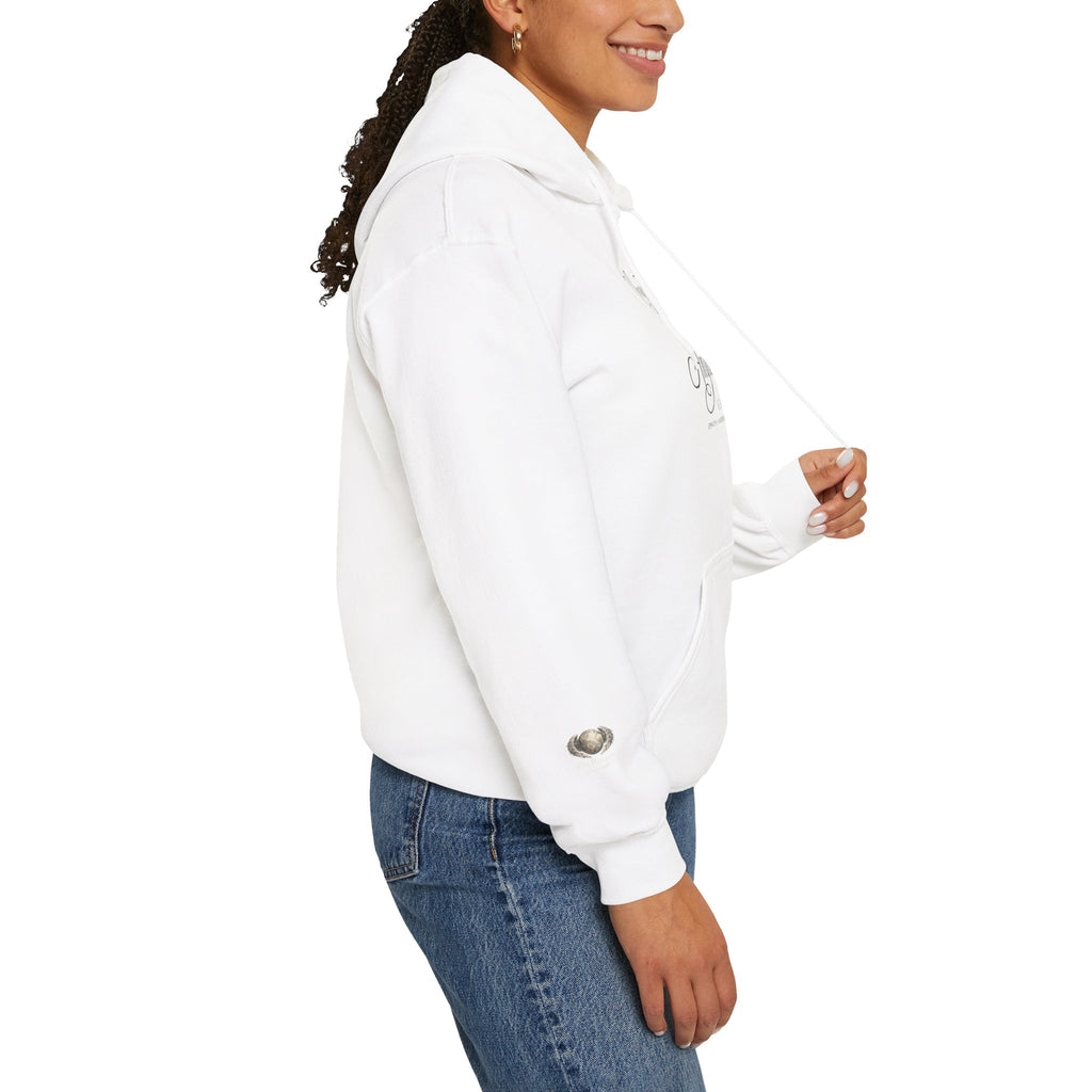 “Love People Anyway” Hoodie – Inspirational Script Graphic Sweatshirt | Compassion Message Pullover