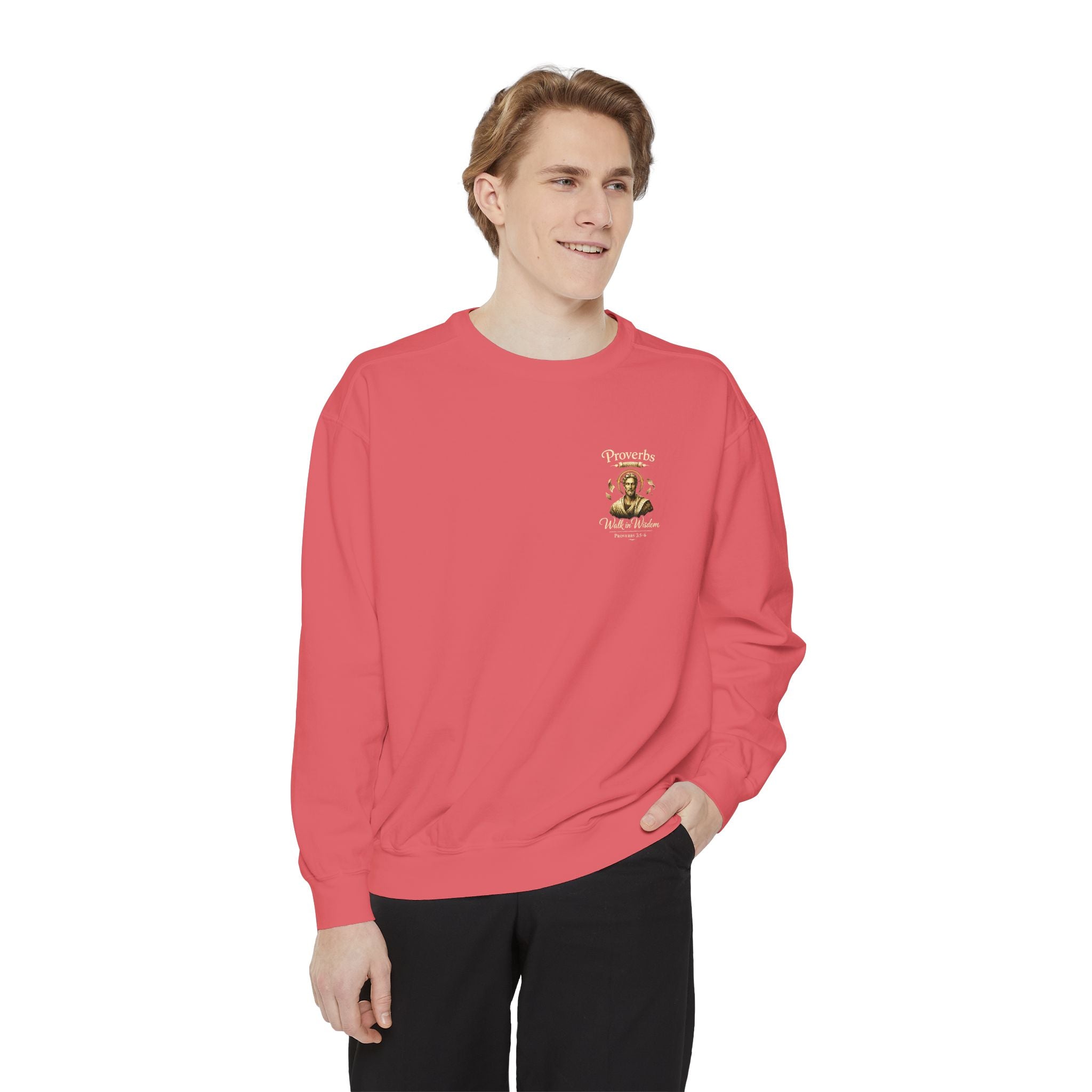 Proverbs Scripture Sweatshirt | Biblical Quote Christian Pullover | Inspirational Faith Crewneck