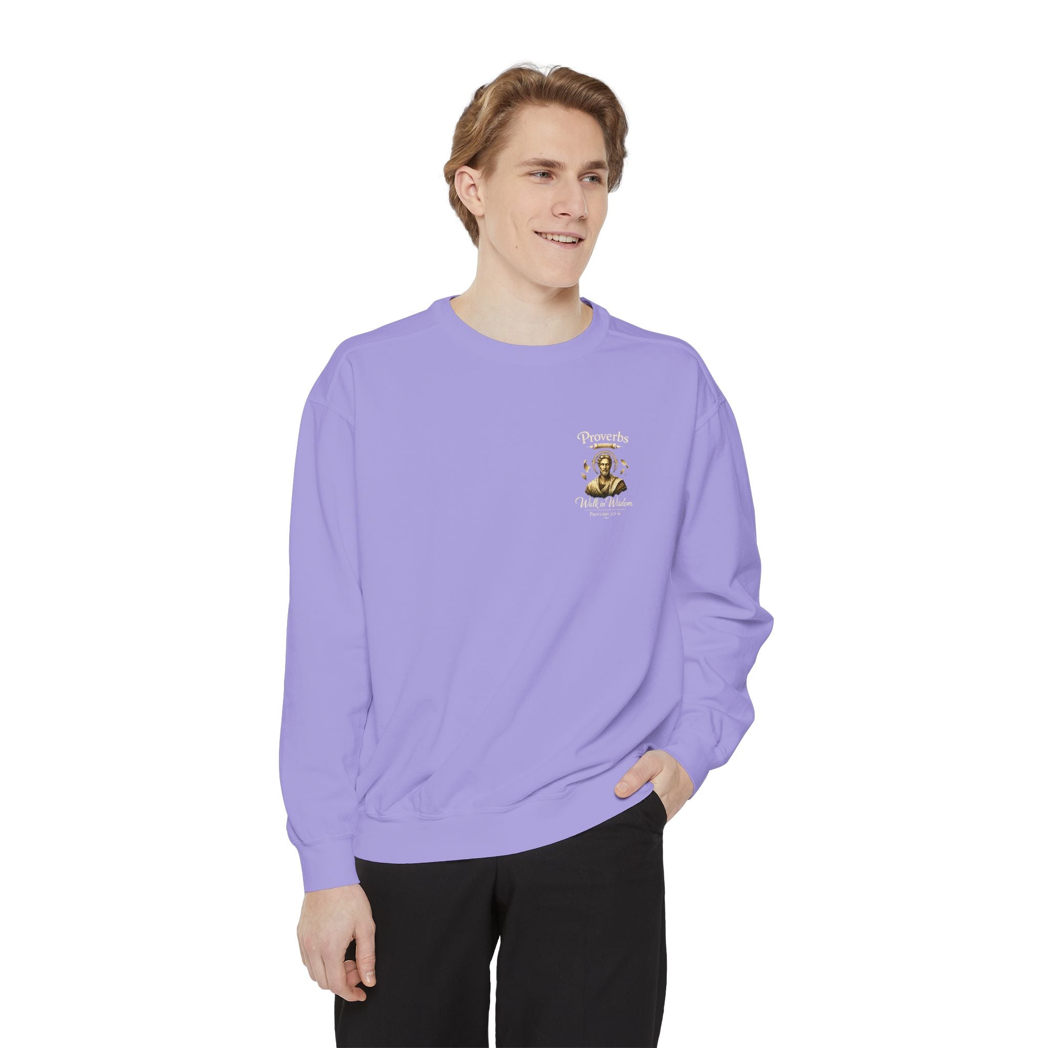 Proverbs Scripture Sweatshirt | Biblical Quote Christian Pullover | Inspirational Faith Crewneck