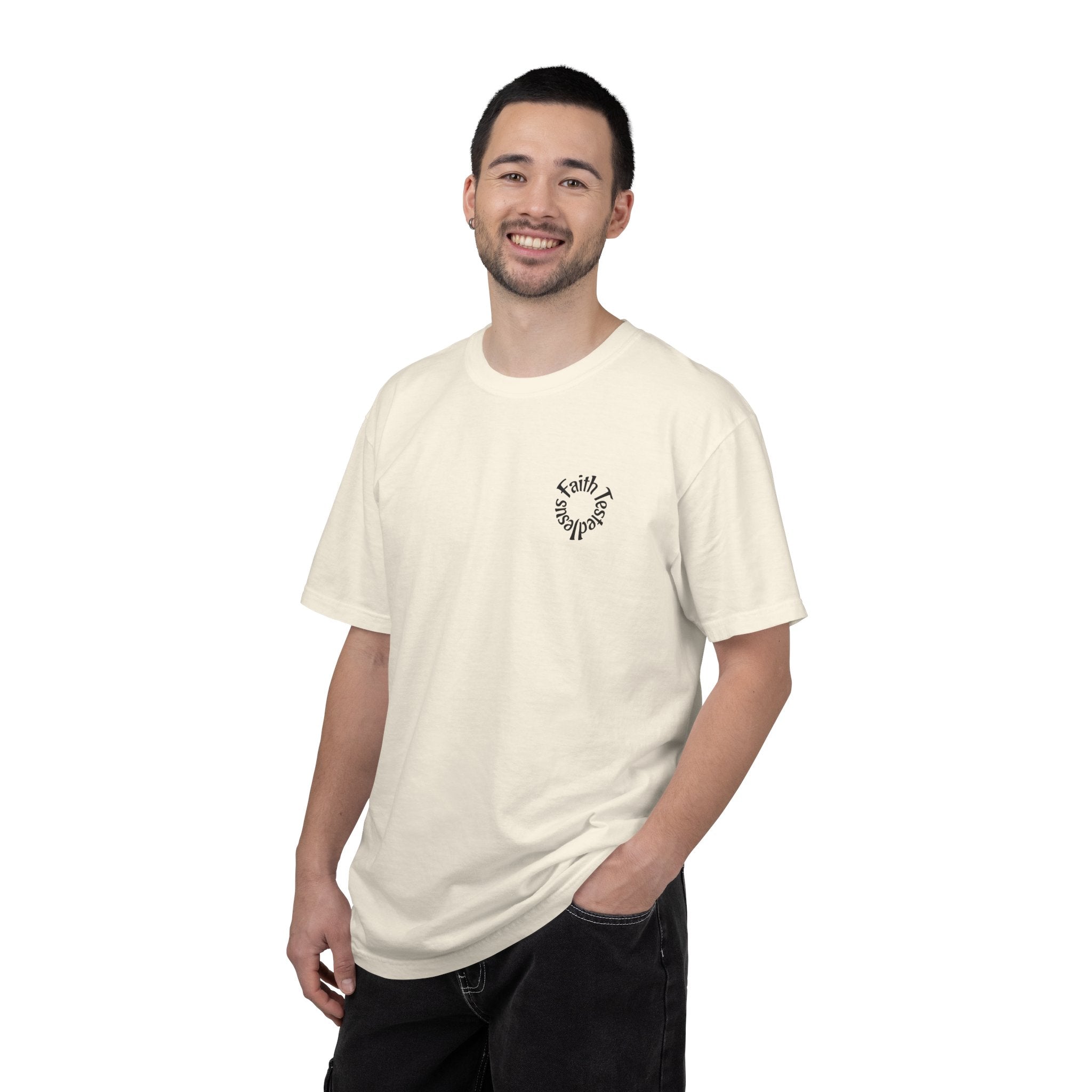 Jesus Loves You Personalized Faith T-Shirt — Custom Back Christian Graphic Tee