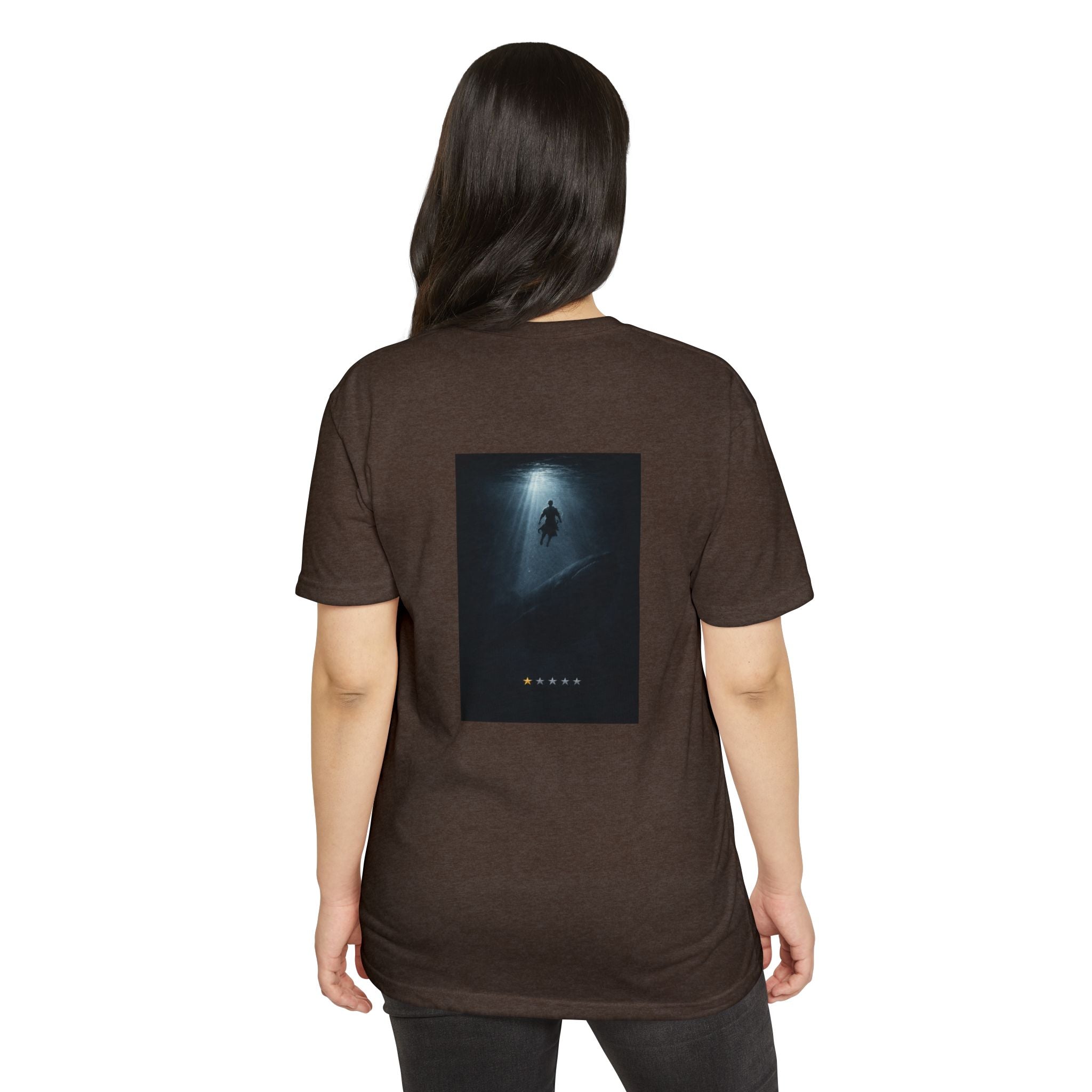 Jonah – Back Print T-Shirt | Atmospheric Deep Sea Graphic – Five-Star Faith Series