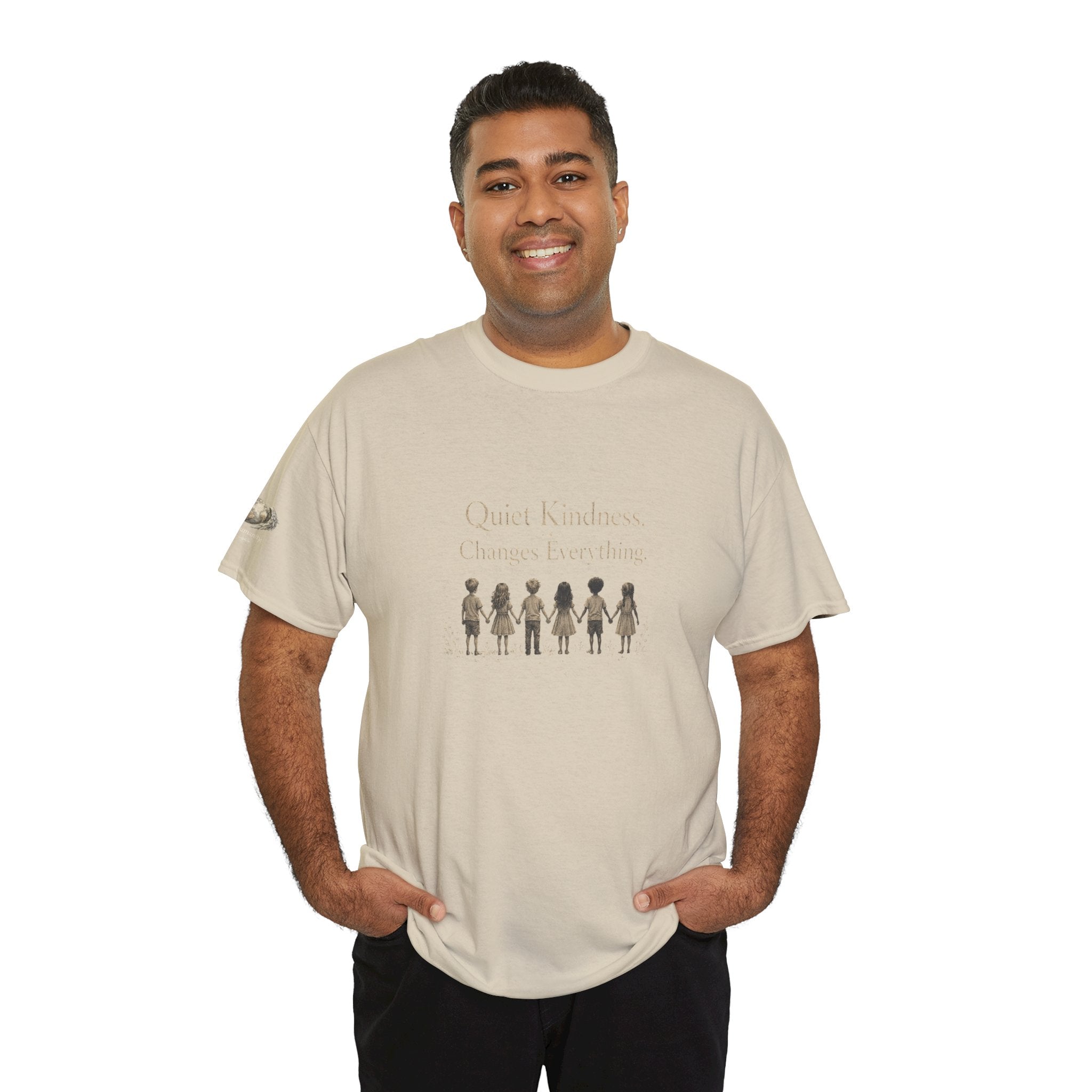 Kindness Graphic Tee – “Quiet Kindness Changes Everything” Inspirational T-Shirt