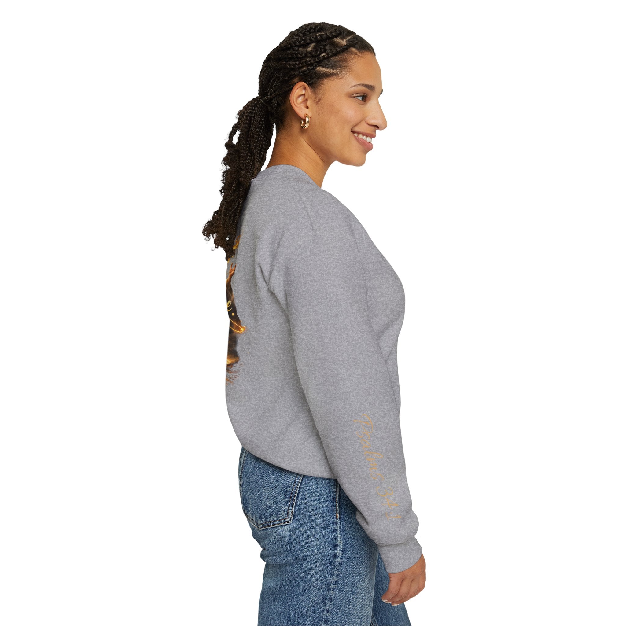 Praise Psalm 150 Sweatshirt | Christian Faith Crewneck Pullover | Inspirational Worship Apparel