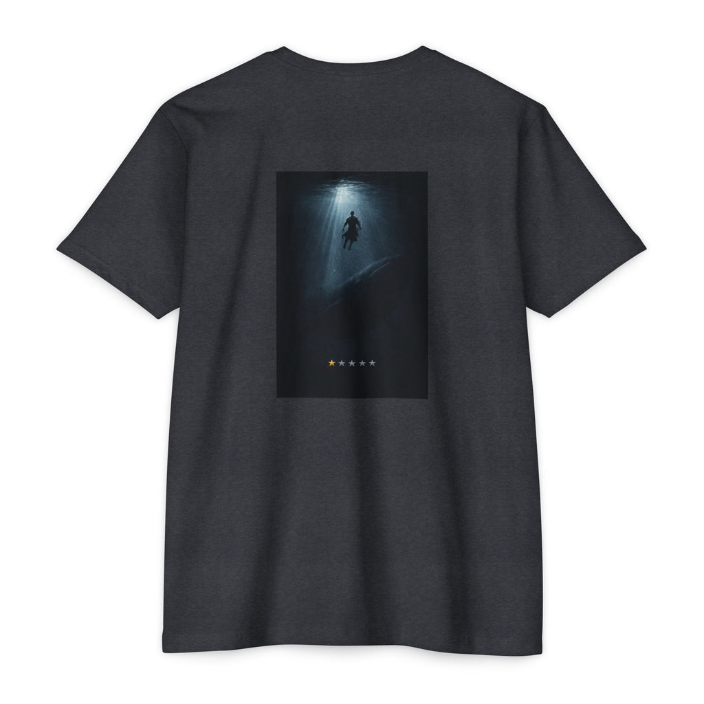 Jonah – Back Print T-Shirt | Atmospheric Deep Sea Graphic – Five-Star Faith Series