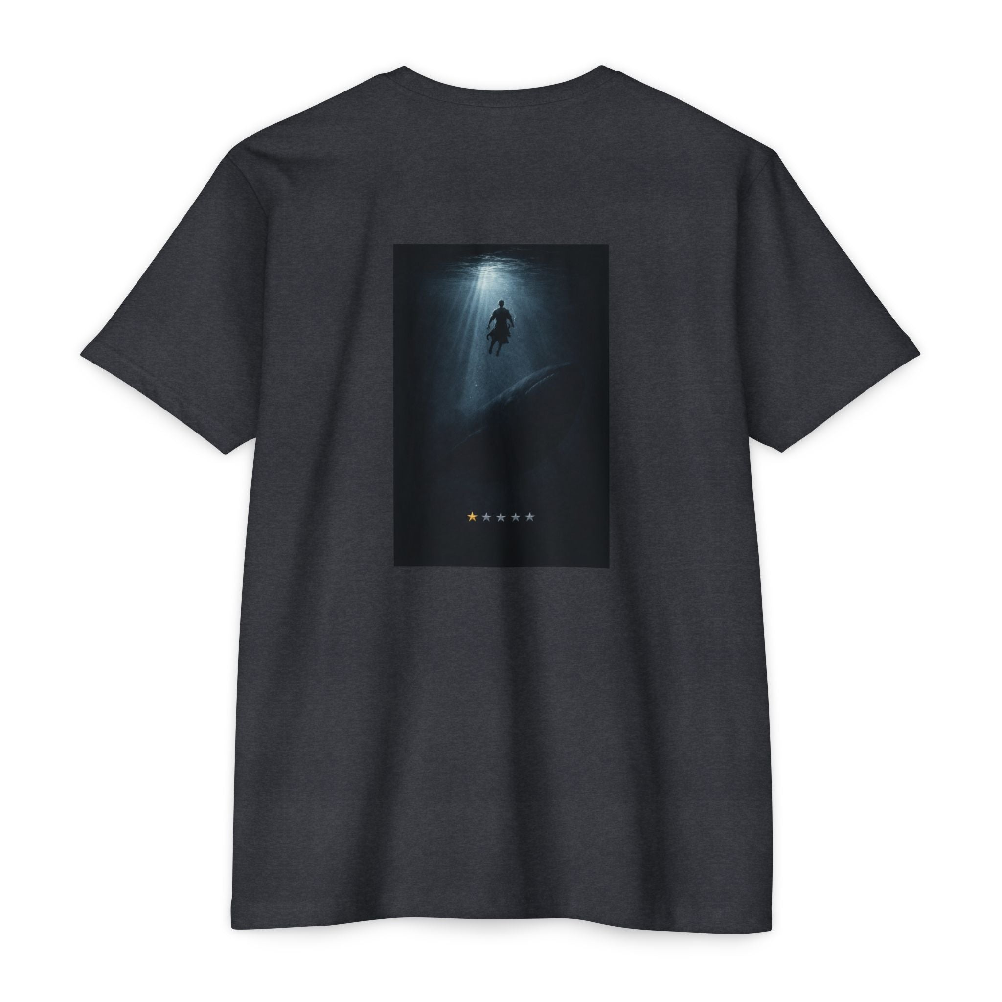 Jonah – Back Print T-Shirt | Atmospheric Deep Sea Graphic – Five-Star Faith Series