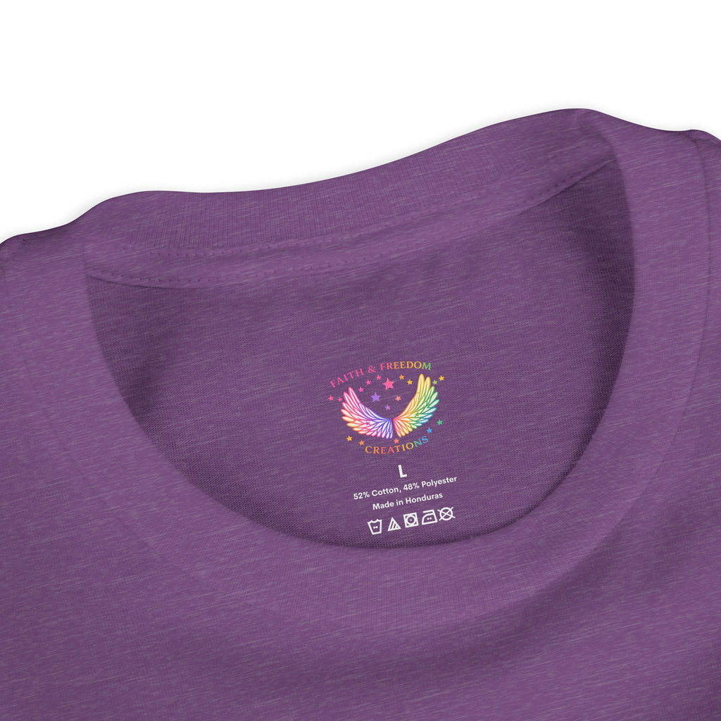 Youth Jesus Floral Script T-Shirt – Butterfly Christian Kids Tee | Faith Youth Shirt