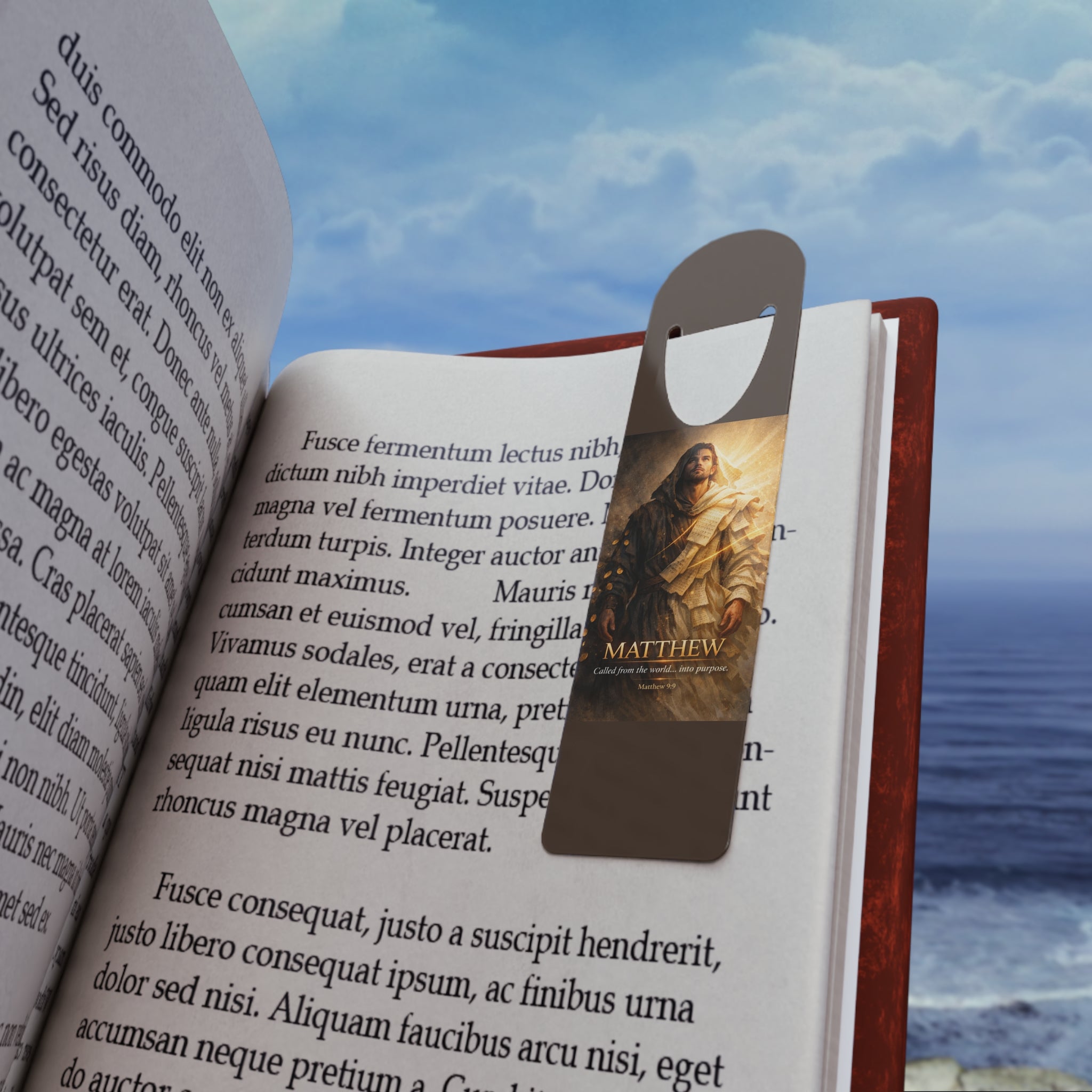 Matthew Scripture Metal Bookmark | Inspirational Christian Bookmark | Bible Verse Reading Gift