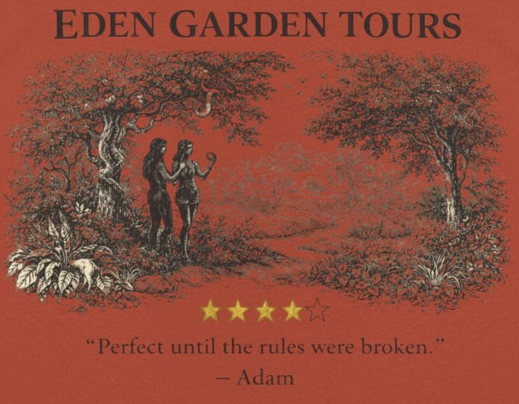 Eden Garden Tours – Tank Top | Vintage Botanical Graphic| Five-Star Faith Series