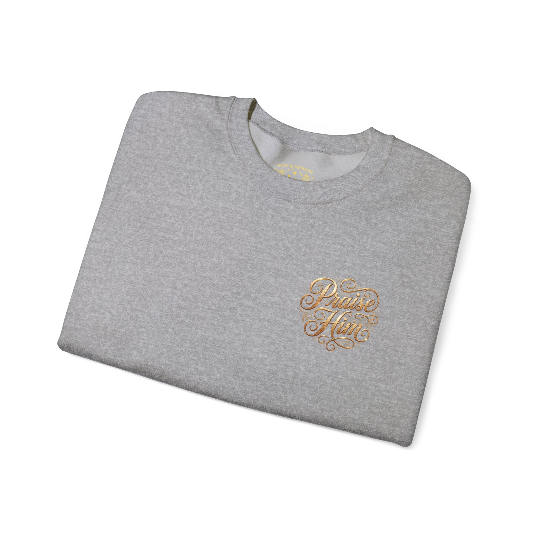 Praise Psalm 150 Sweatshirt | Christian Faith Crewneck Pullover | Inspirational Worship Apparel