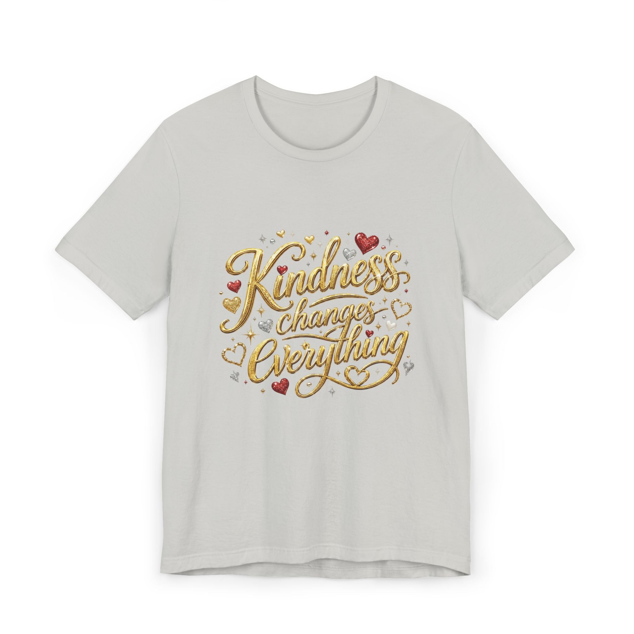 Kindness Changes Everything T-Shirt | Inspirational Script Graphic Tee | Soft Everyday Kindness Shirt