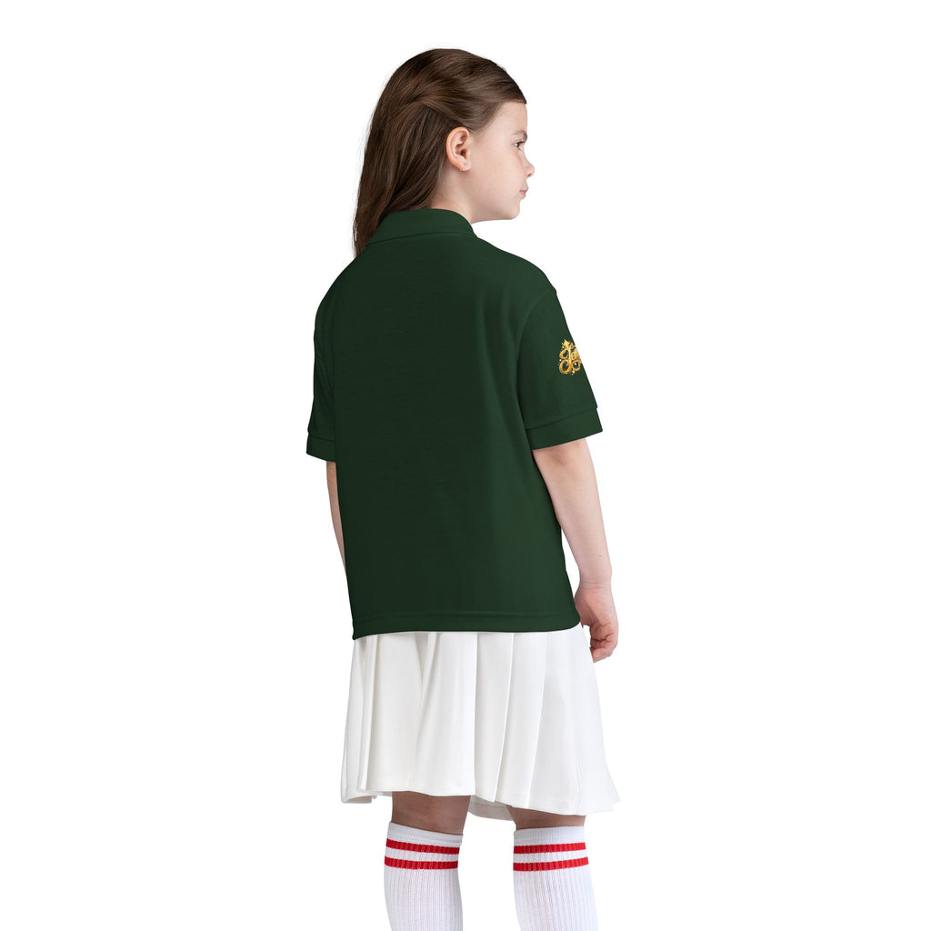 Kids Jesus Gold Nugget Polo – Youth Christian Faith Shirt | Church & Dress Casual Polo