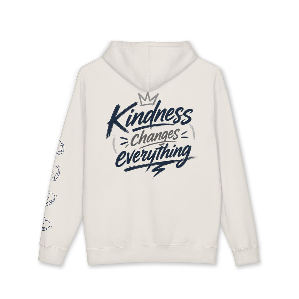 Kindness Changes Everything Hoodie – Heart Hands Graphic Inspirational Pullover