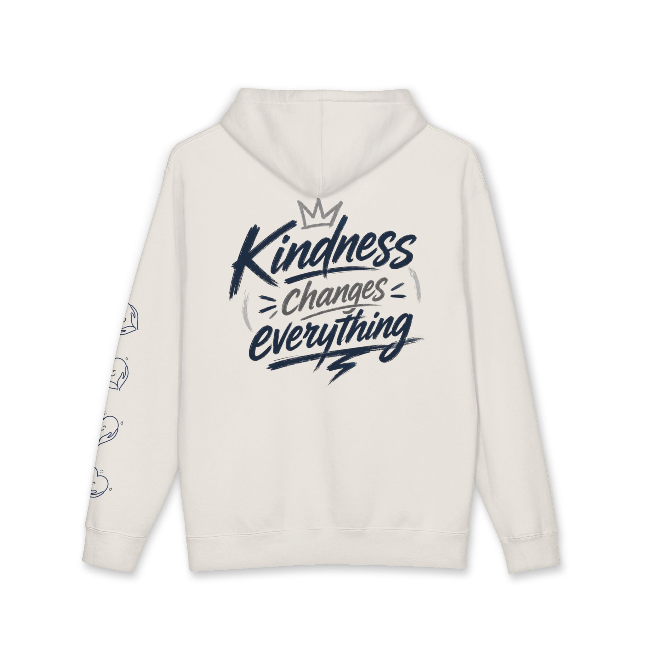 Kindness Changes Everything Hoodie – Heart Hands Graphic Inspirational Pullover