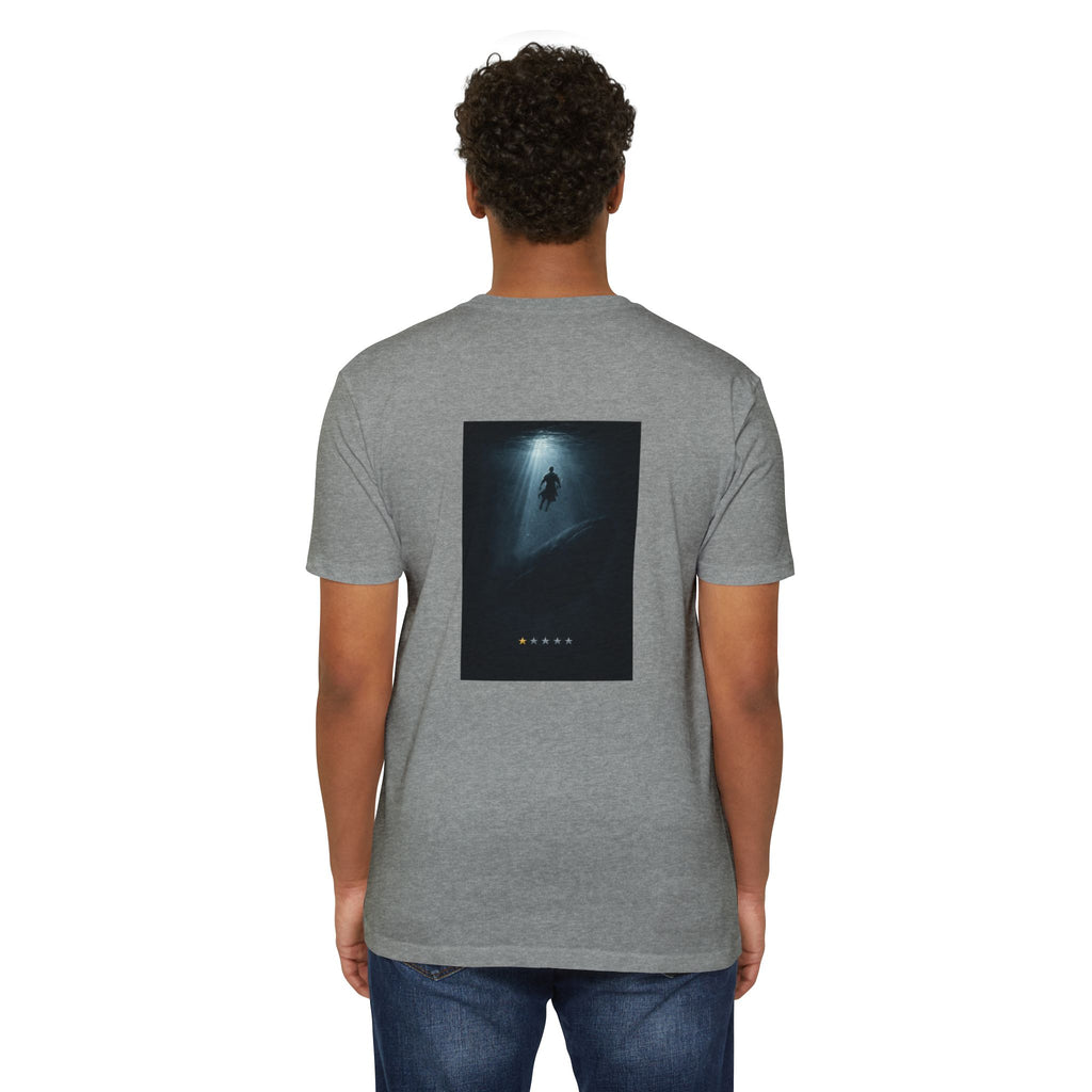 Jonah – Back Print T-Shirt | Atmospheric Deep Sea Graphic – Five-Star Faith Series