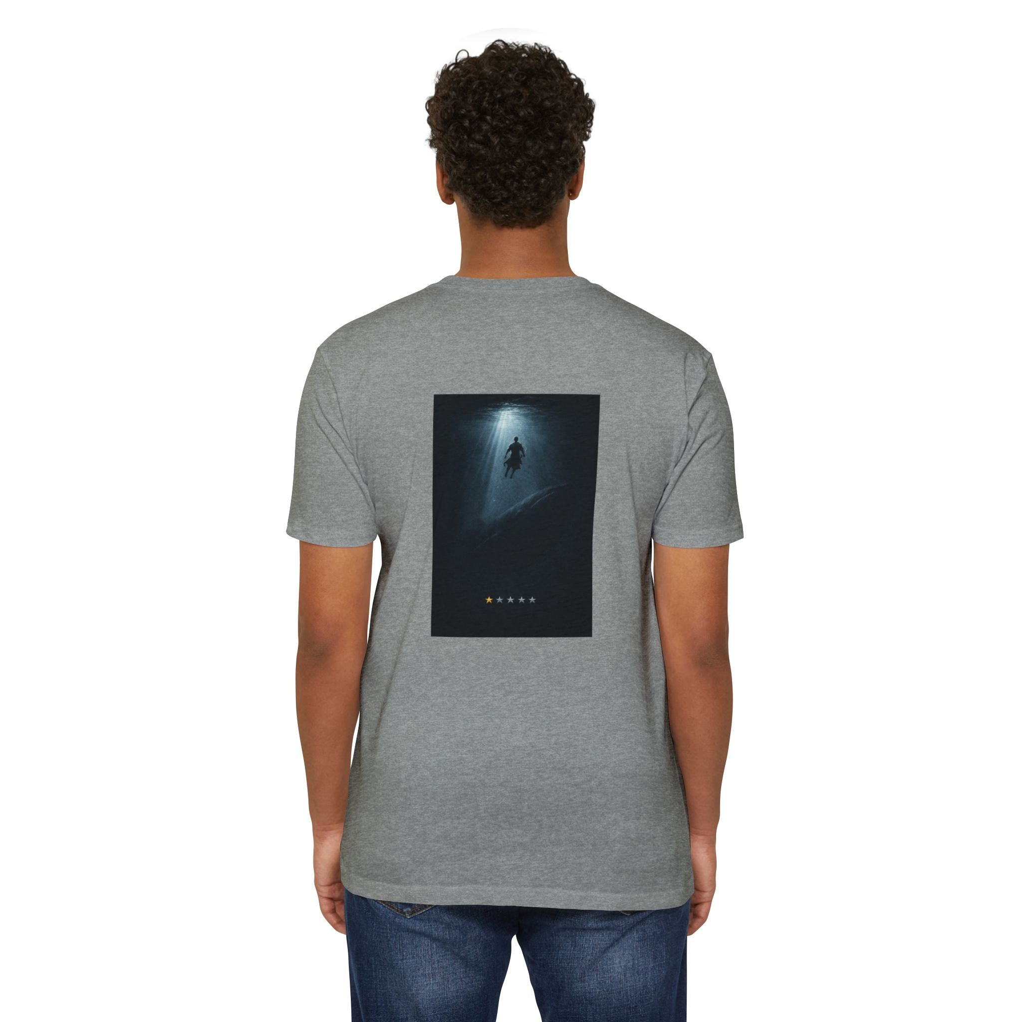 Jonah – Back Print T-Shirt | Atmospheric Deep Sea Graphic – Five-Star Faith Series