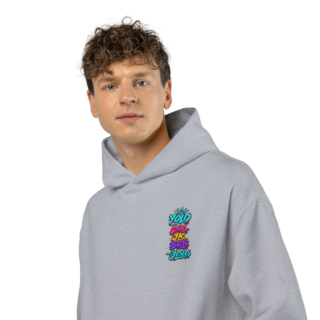YOLO LOL JK BRB ~Jesus Hoodie | Neon Christian Streetwear Pullover