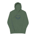 Kindness Changes Everything Hoodie – Heart Graphic Pigment-Dyed Sweatshirt