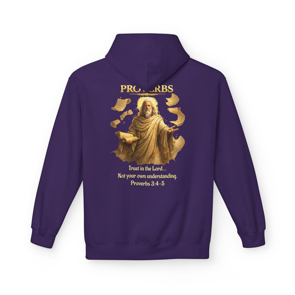 Proverbs “Trust in the Lord” Hoodie – Christian Scripture Pullover | Proverbs 3:5 Faith Sweatshirt