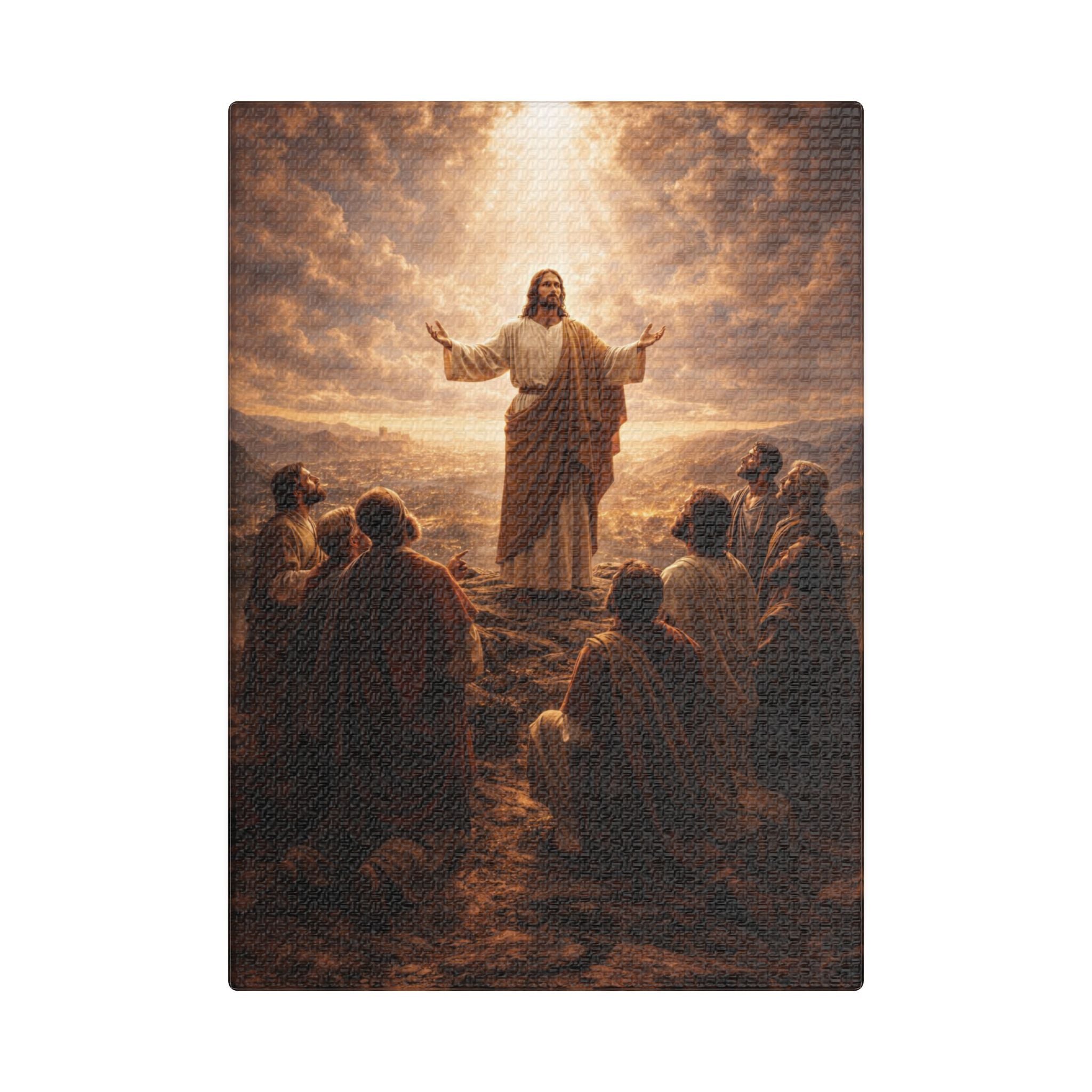 The Sermon – Religious Christ Wall Art Canvas Print