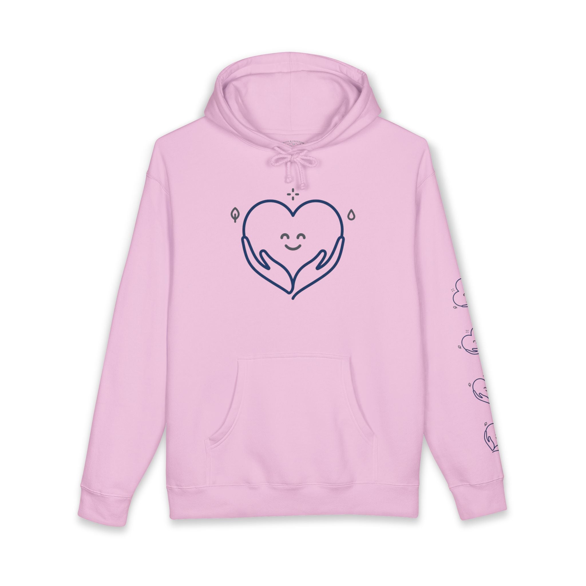 Kindness Changes Everything Hoodie – Heart Hands Graphic Inspirational Pullover