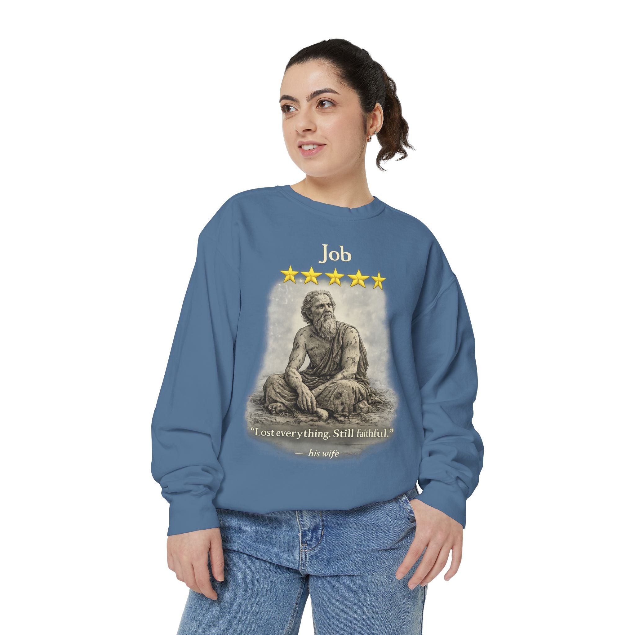 Faithful Through It All Sweatshirt — "I Lost Everything, Still Faithful" Christian Pullover-⭐ Five-Star Faith Series⭐