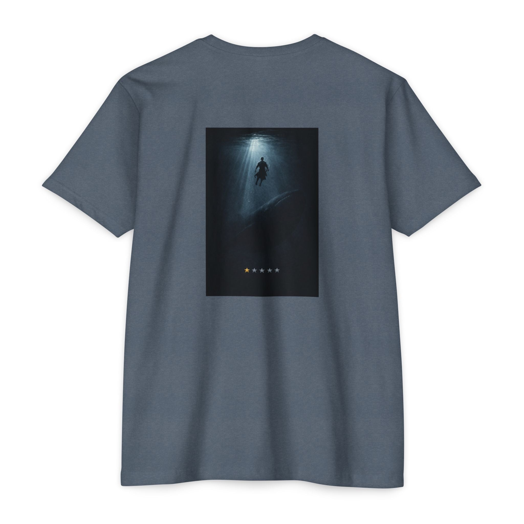 Jonah – Back Print T-Shirt | Atmospheric Deep Sea Graphic – Five-Star Faith Series