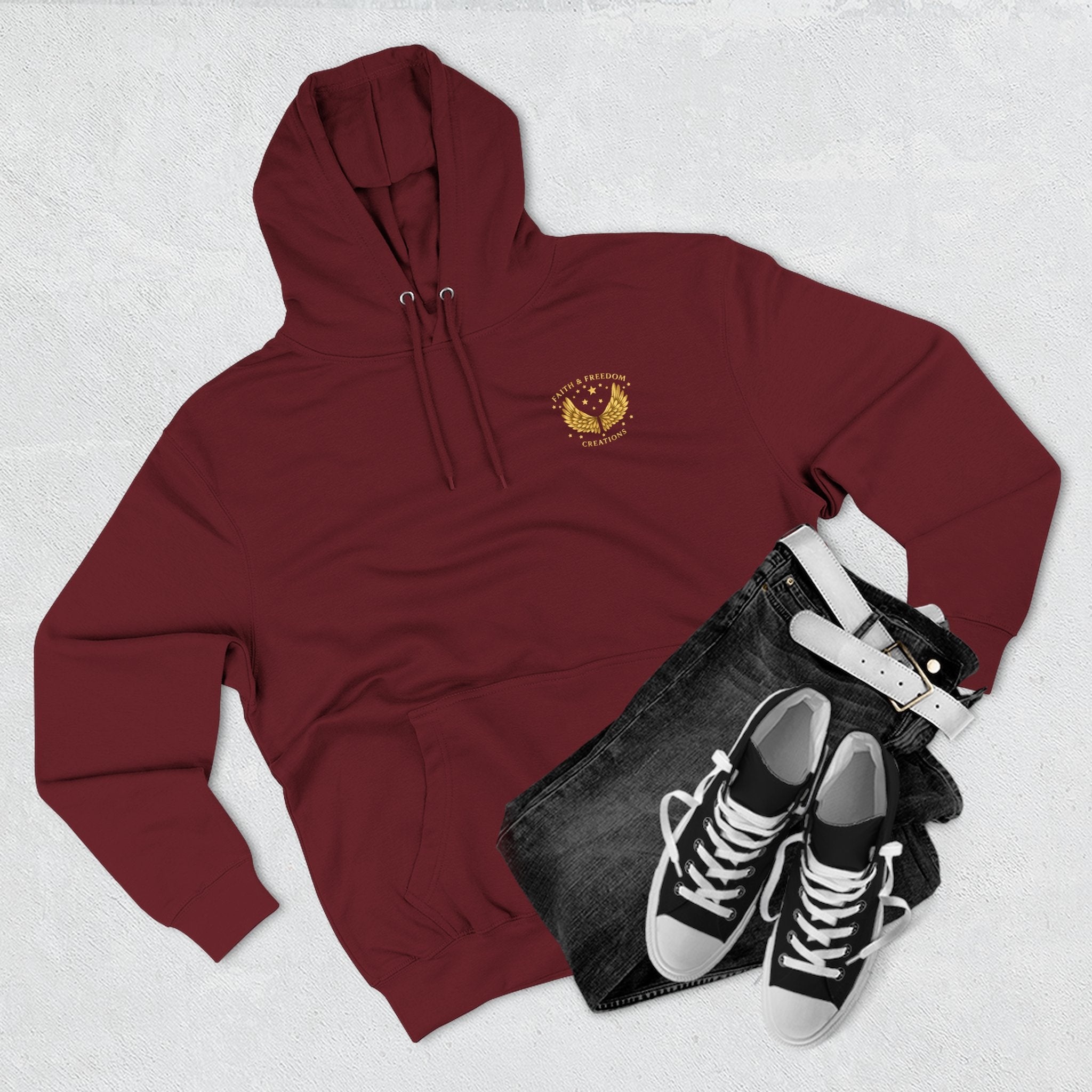 Delilah’s Salon – Hoodie | Vintage Review Graphic – Five-Star Faith Series