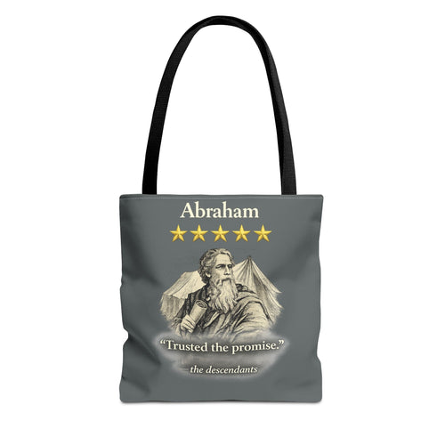 Abraham – Tote Bag | “Trusted the Promise” Patriarch Graphic – Five-Star Faith Series