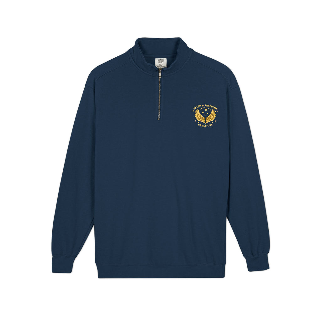 Noah – Quarter-Zip Sweatshirt | “No Room Service — Lots of Rain” Review – Five-Star Faith Series