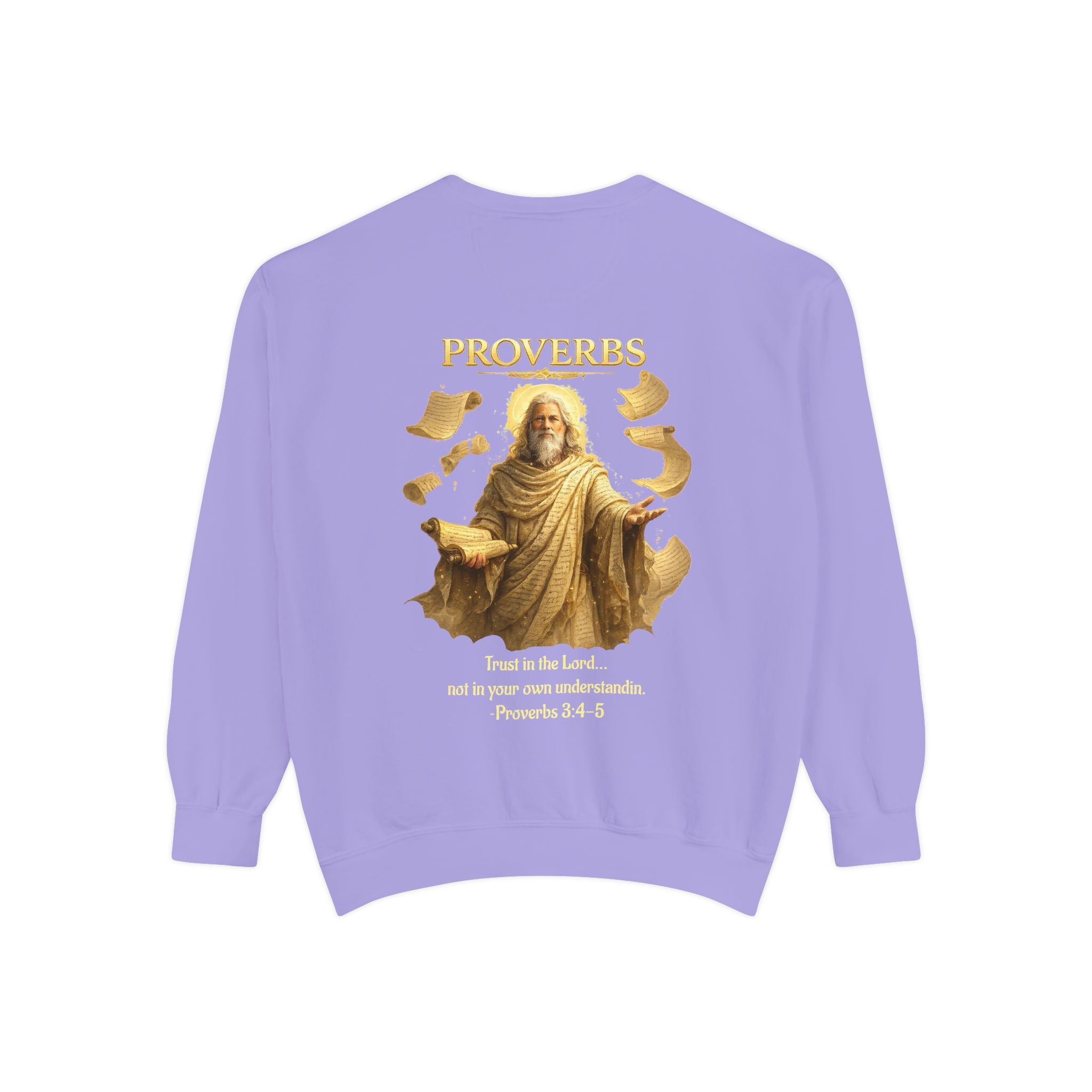 Proverbs Scripture Sweatshirt | Biblical Quote Christian Pullover | Inspirational Faith Crewneck